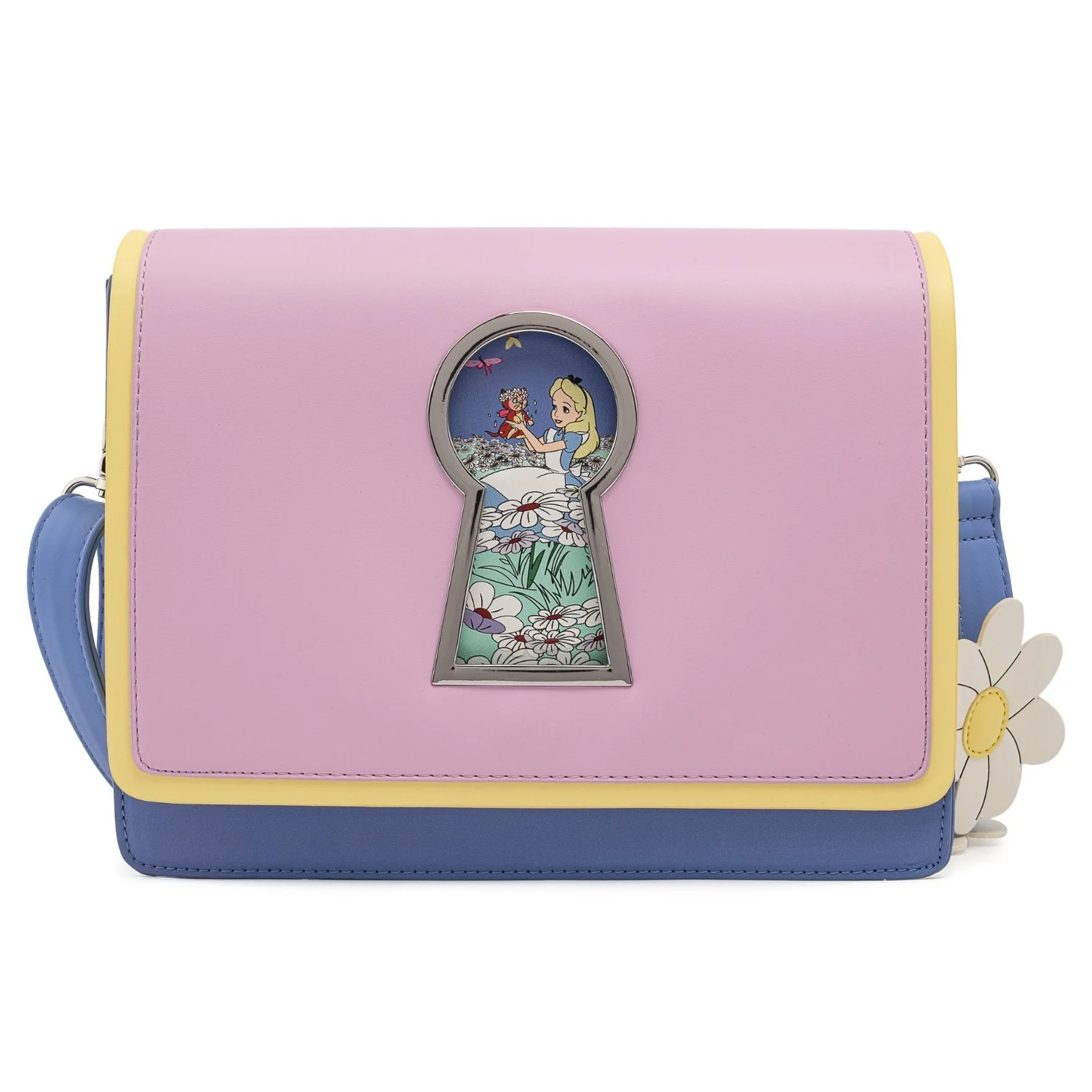 Loungefly x Disney Alice in Wonderland Key Hole Crossbody Bag - Image 2