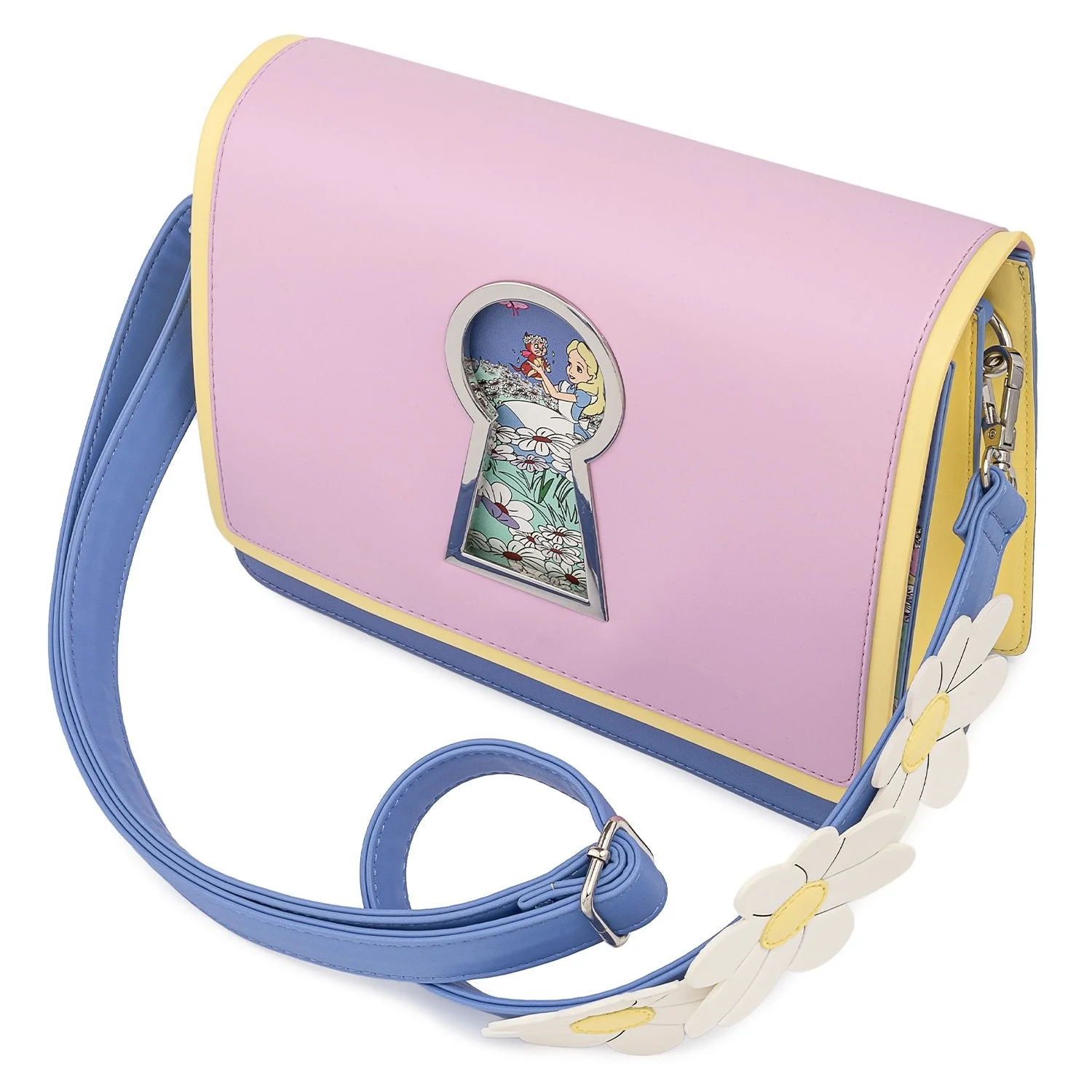 Loungefly x Disney Alice in Wonderland Key Hole Crossbody Bag - Image 6