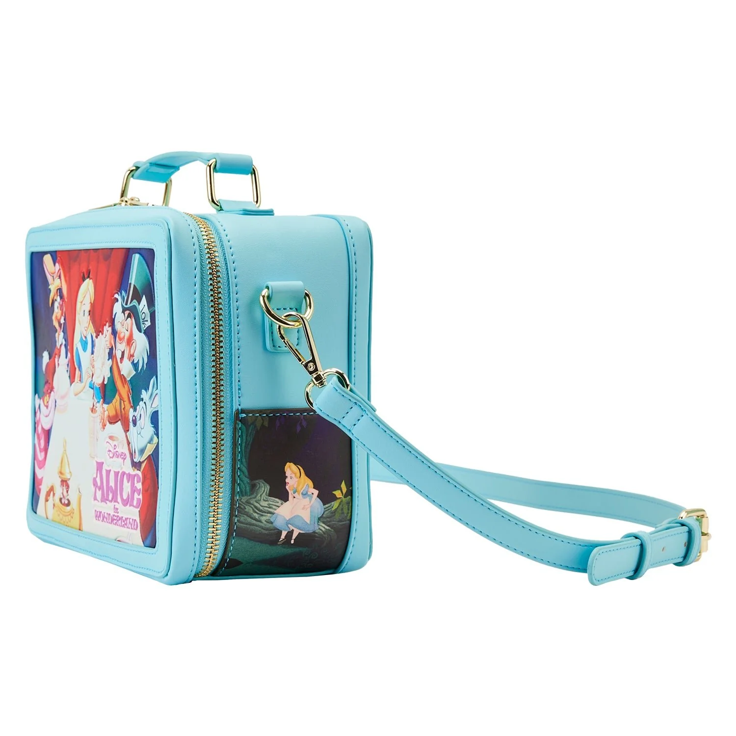 Loungefly x Disney Alice in Wonderland Lunchbox Crossbody Bag - Image 3
