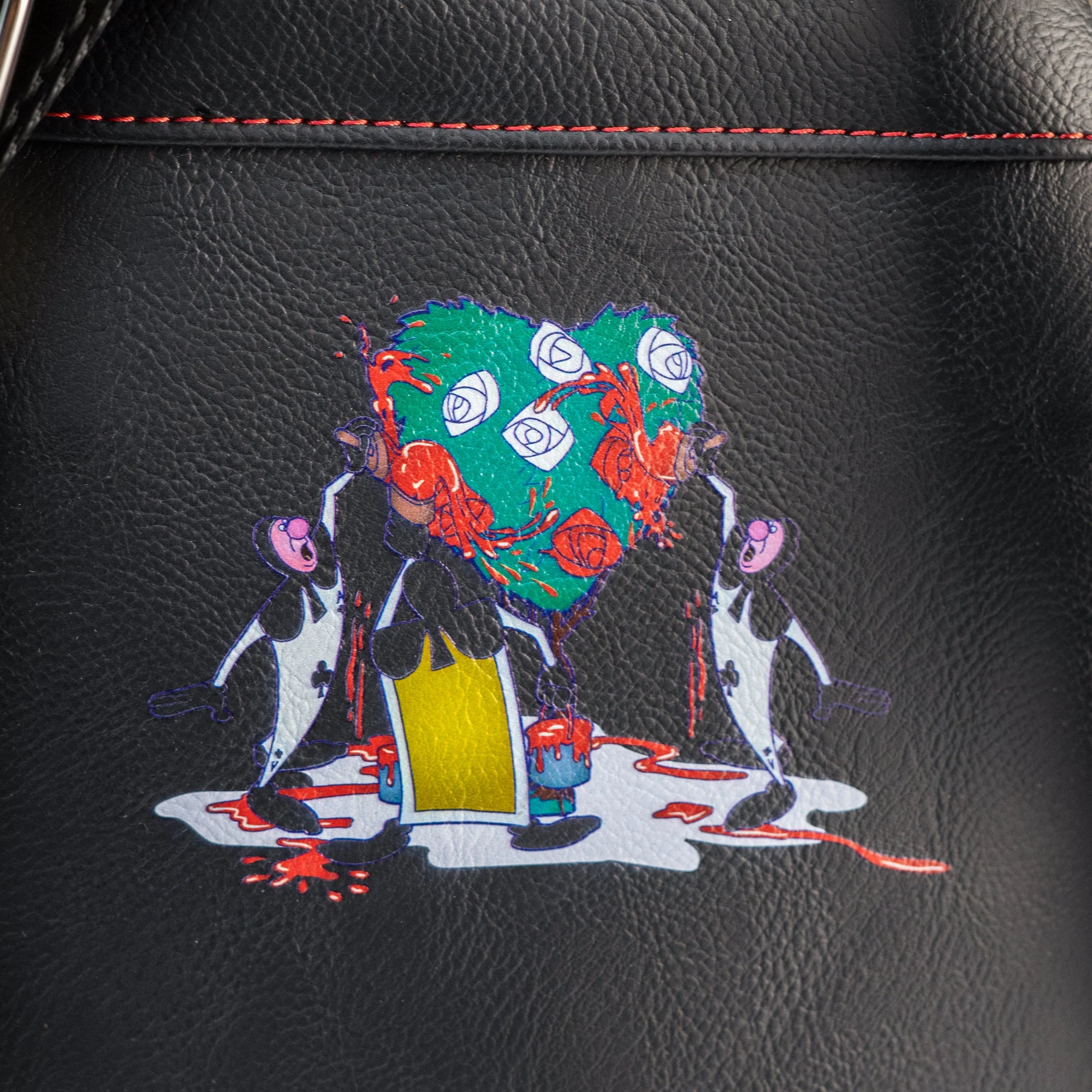 Loungefly x Disney Alice in Wonderland Queen of Hearts Castle Mini Backpack - Image 5
