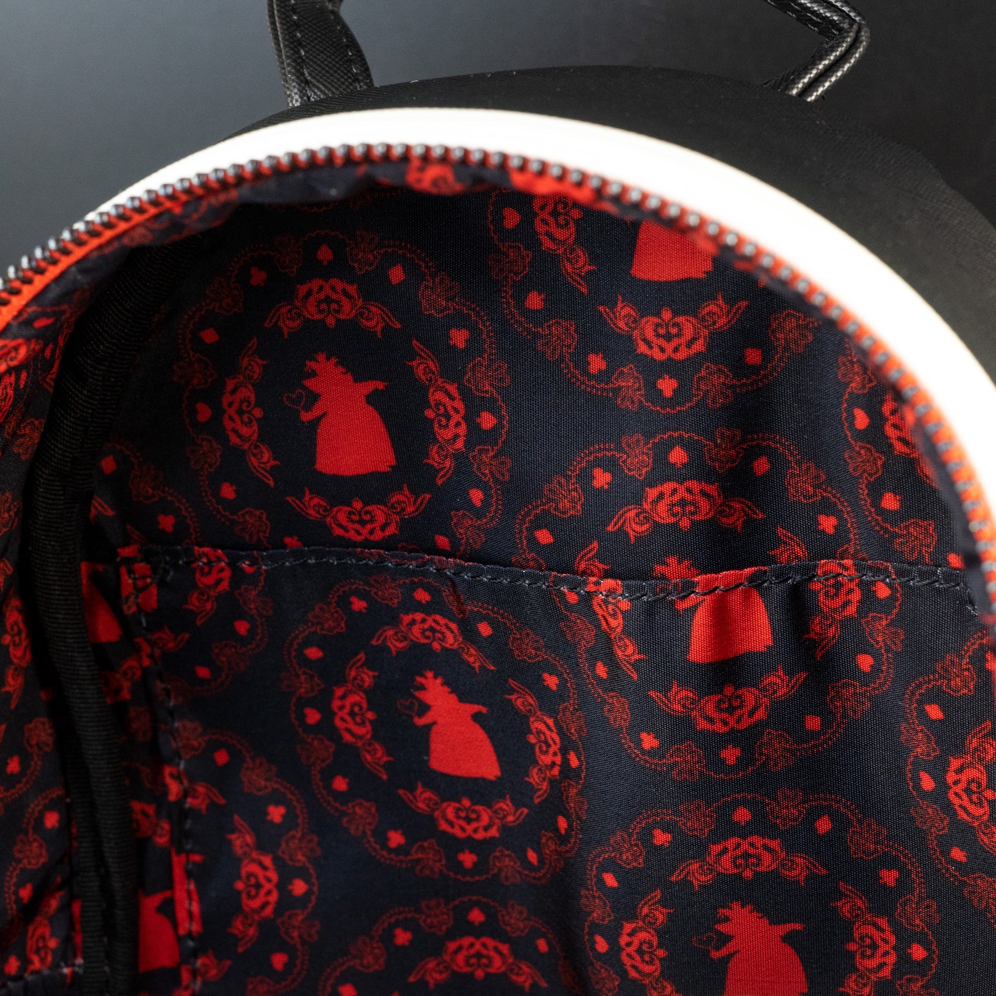 Loungefly x Disney Alice in Wonderland Queen of Hearts Mini Backpack - Image 8