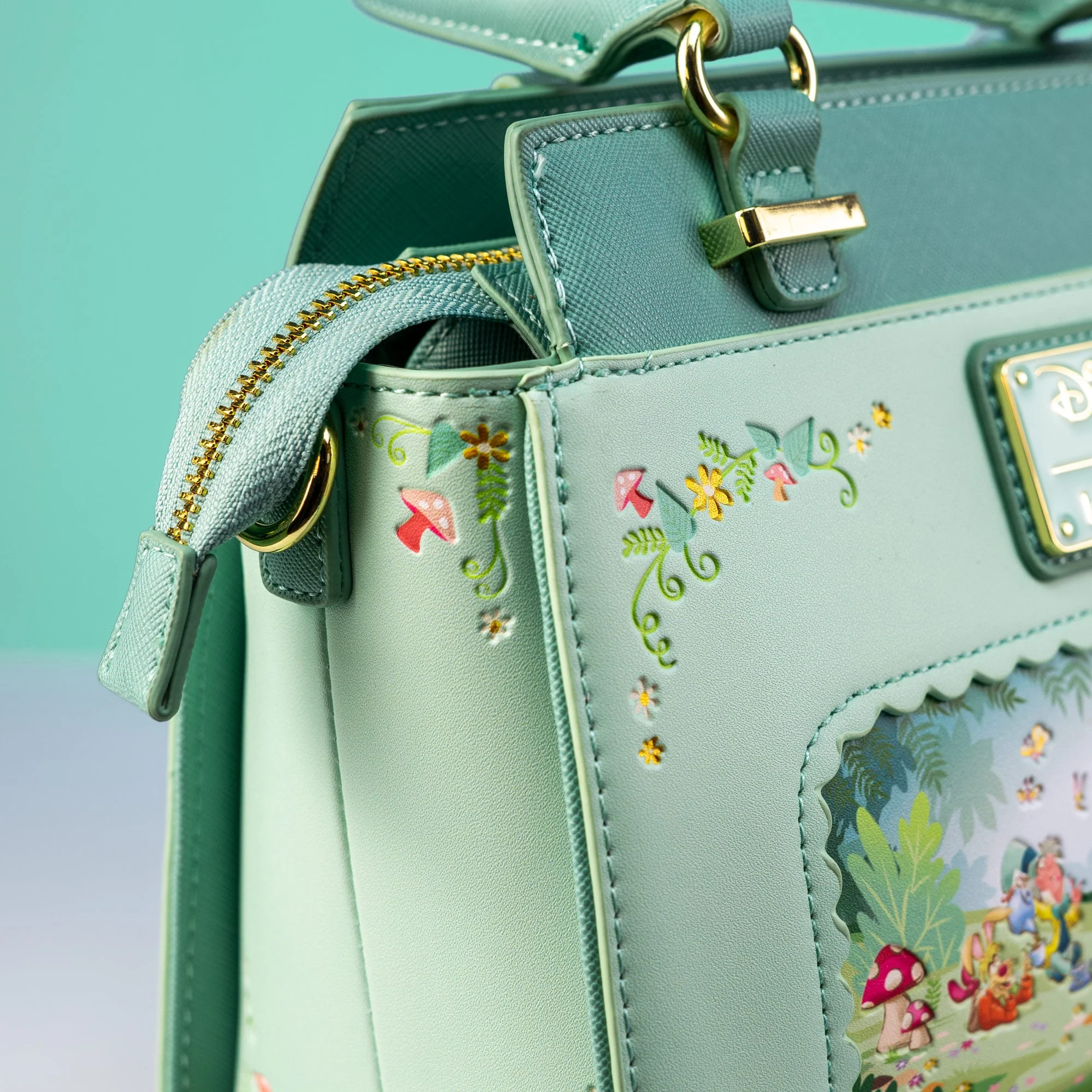 Loungefly x Disney Alice in Wonderland Terrarium Crossbody Bag - Image 7