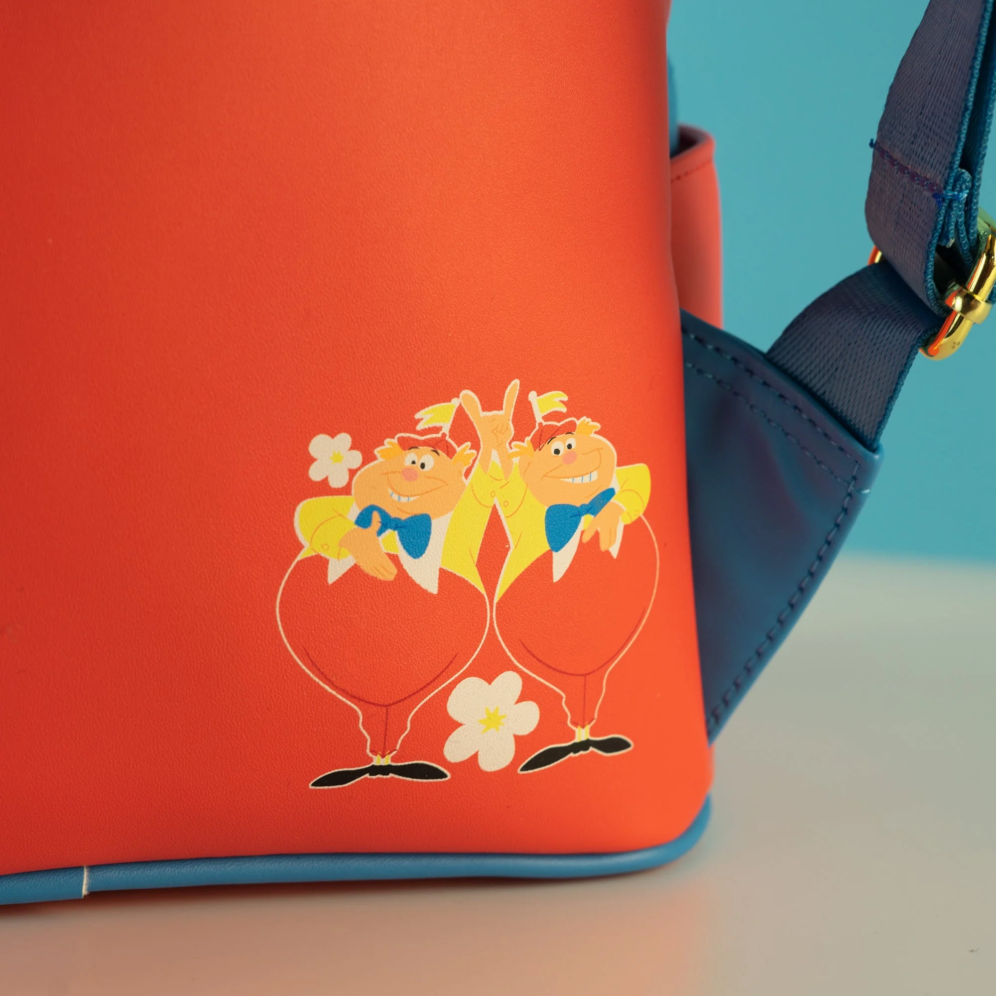 Loungefly x Disney Alice in Wonderland Tweedledee and Tweedledum Mini Backpack - Image 4