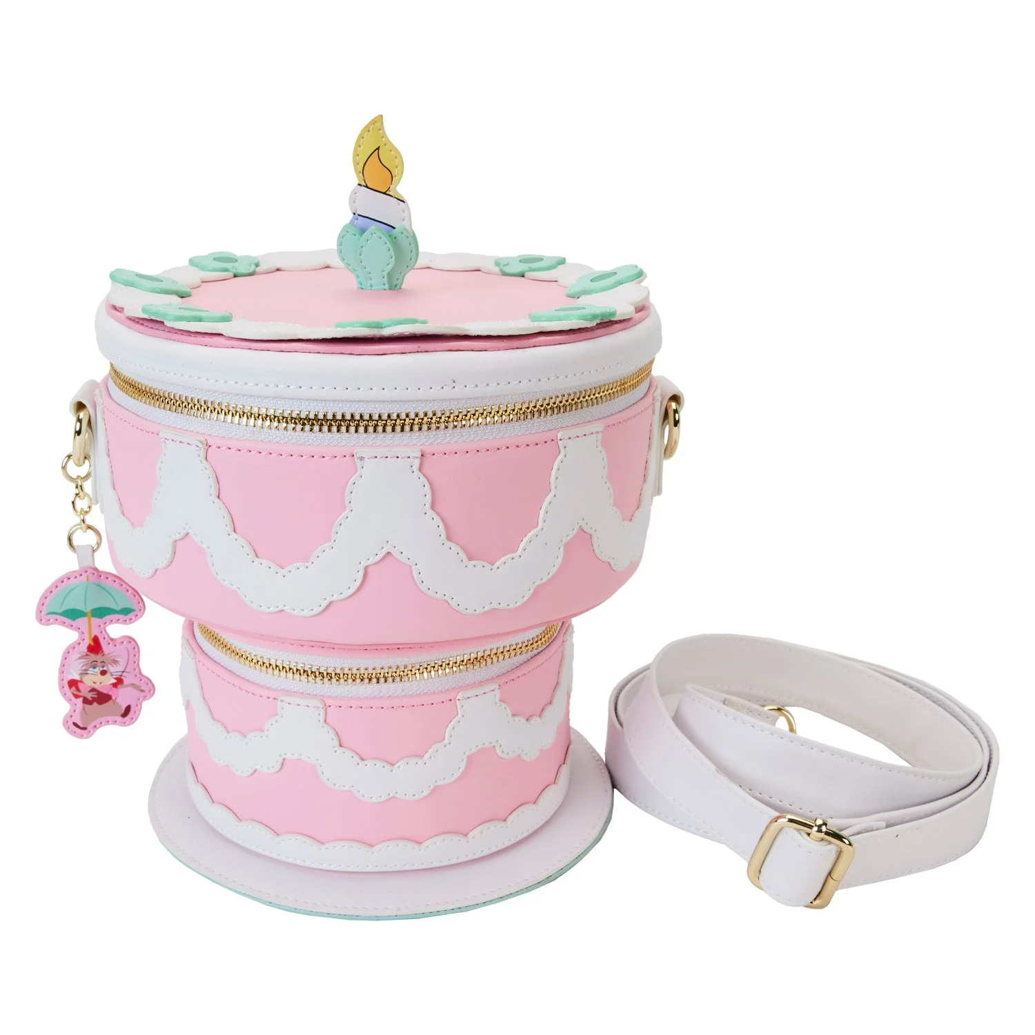 Loungefly x Disney Alice in Wonderland Unbirthday Cake Crossbody Bag - Image 2