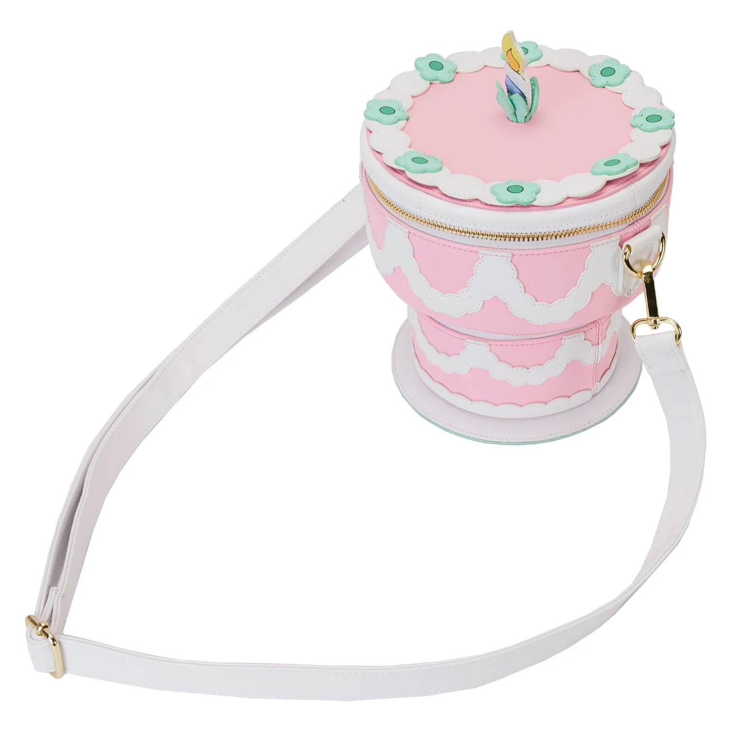 Loungefly x Disney Alice in Wonderland Unbirthday Cake Crossbody Bag - Image 5