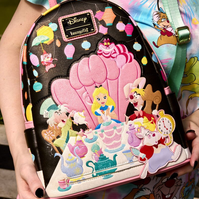 Loungefly x Disney Alice in Wonderland Unbirthday Mini Backpack - Image 2