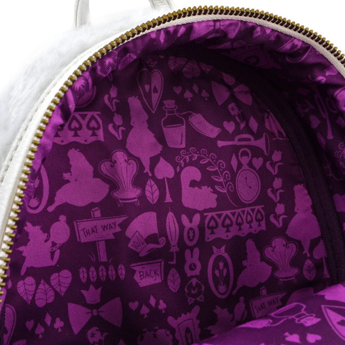 Loungefly X Disney Alice in Wonderland White Rabbit Cosplay Mini Backpack - Image 3