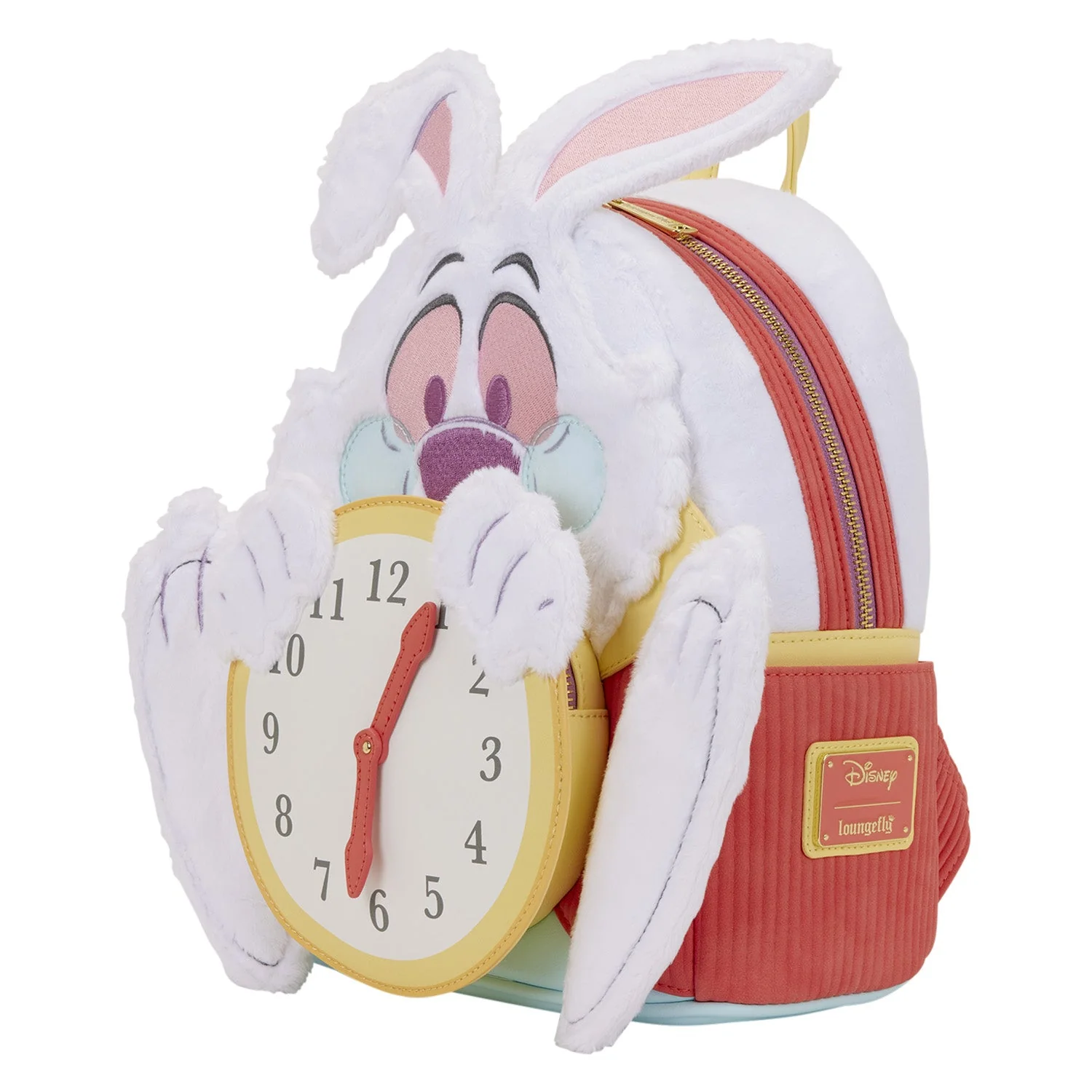 Loungefly x Disney Alice In Wonderland White Rabbit Mini Backpack - Image 2
