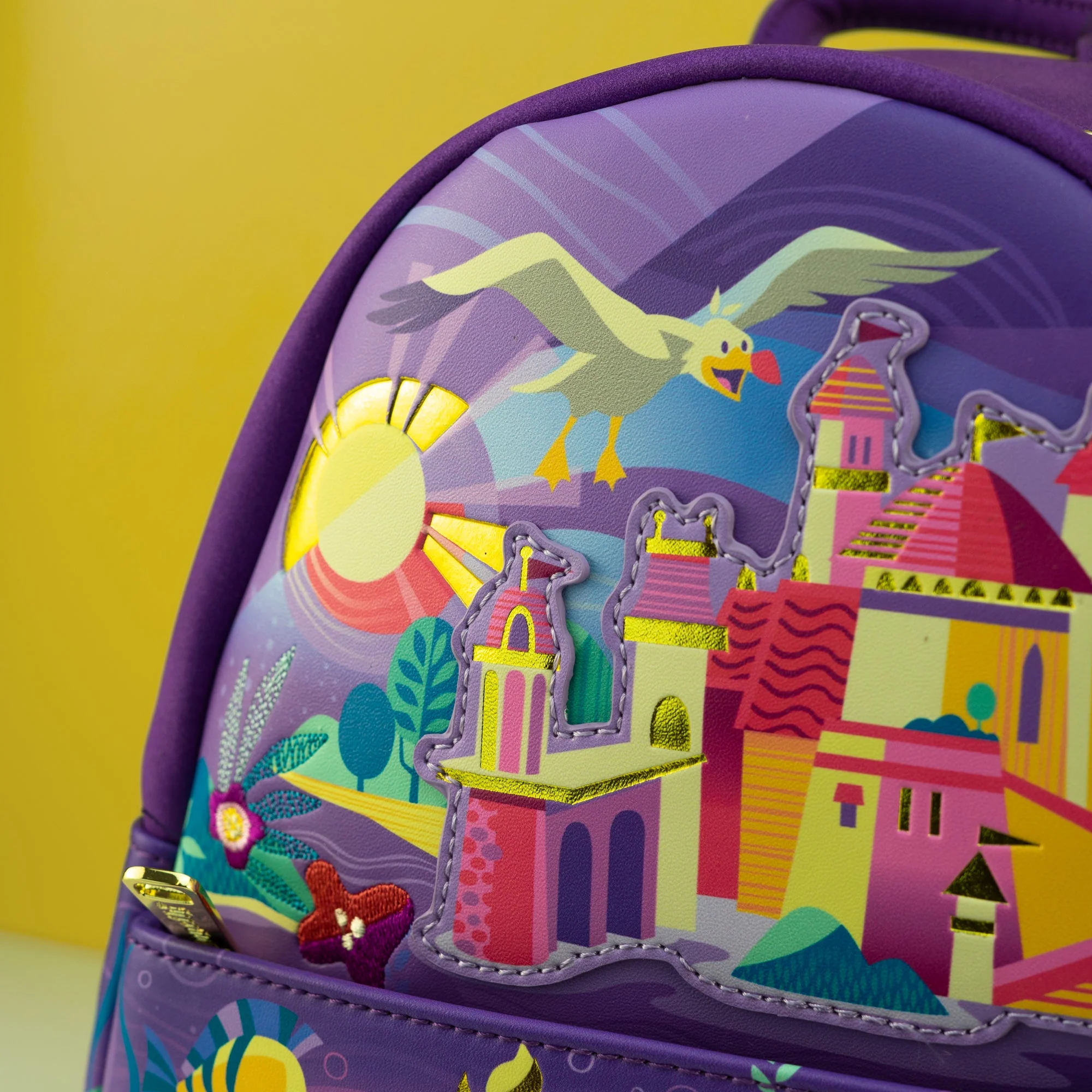 Loungefly x Disney The Little Mermaid Ariel Castle Mini Backpack - Image 3