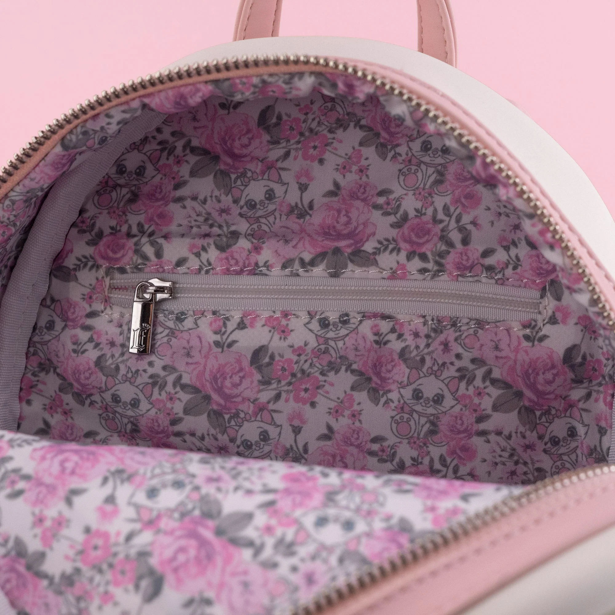 Loungefly x Disney Aristocats Marie Floral Footsy Mini Backpack - Image 7