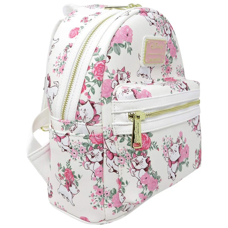 Loungefly x Disney Aristocats Marie White All Over Print Mini Backpack - Image 2