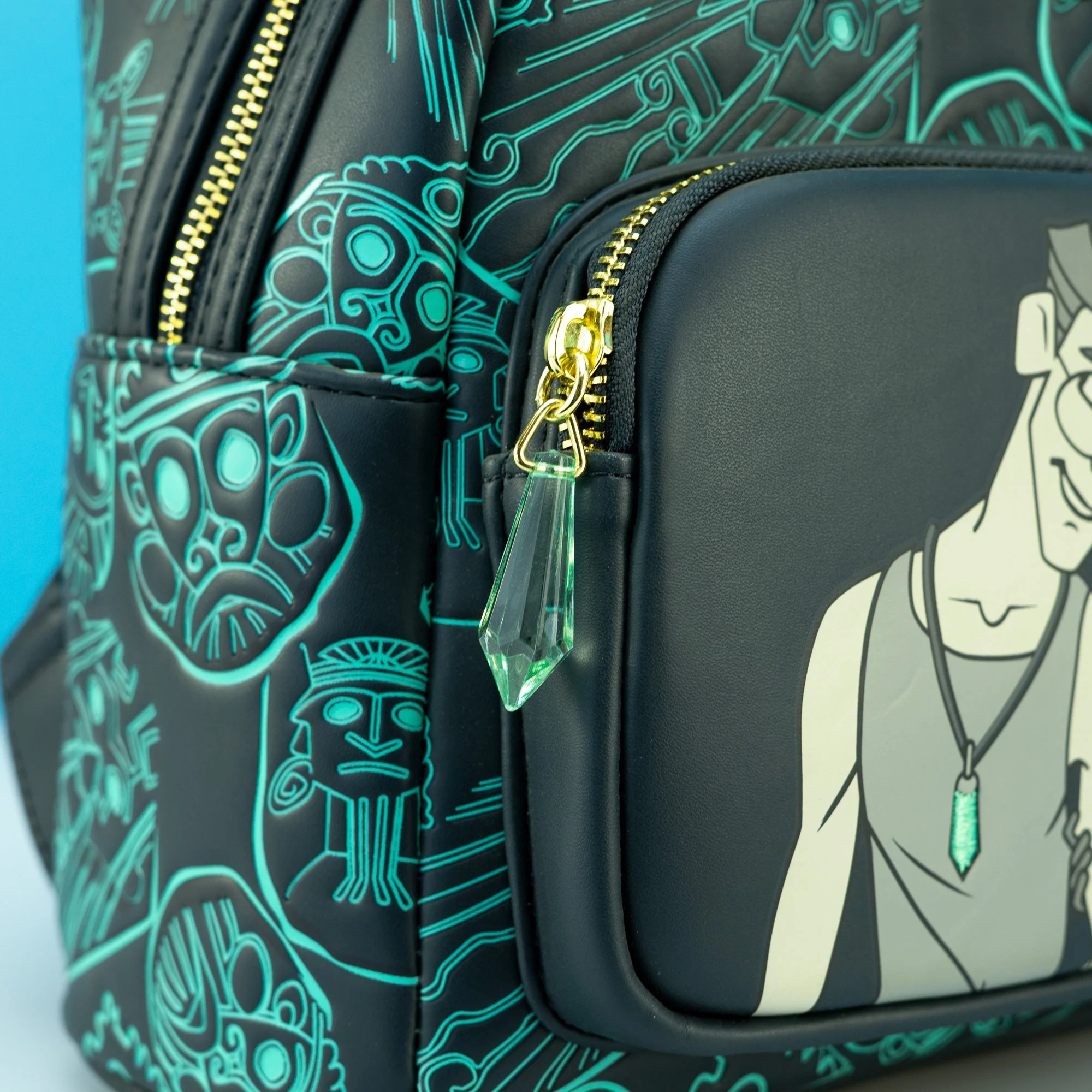 Loungefly x Disney Atlantis 20th Anniversary Kida Milo Mini Backpack - Image 4