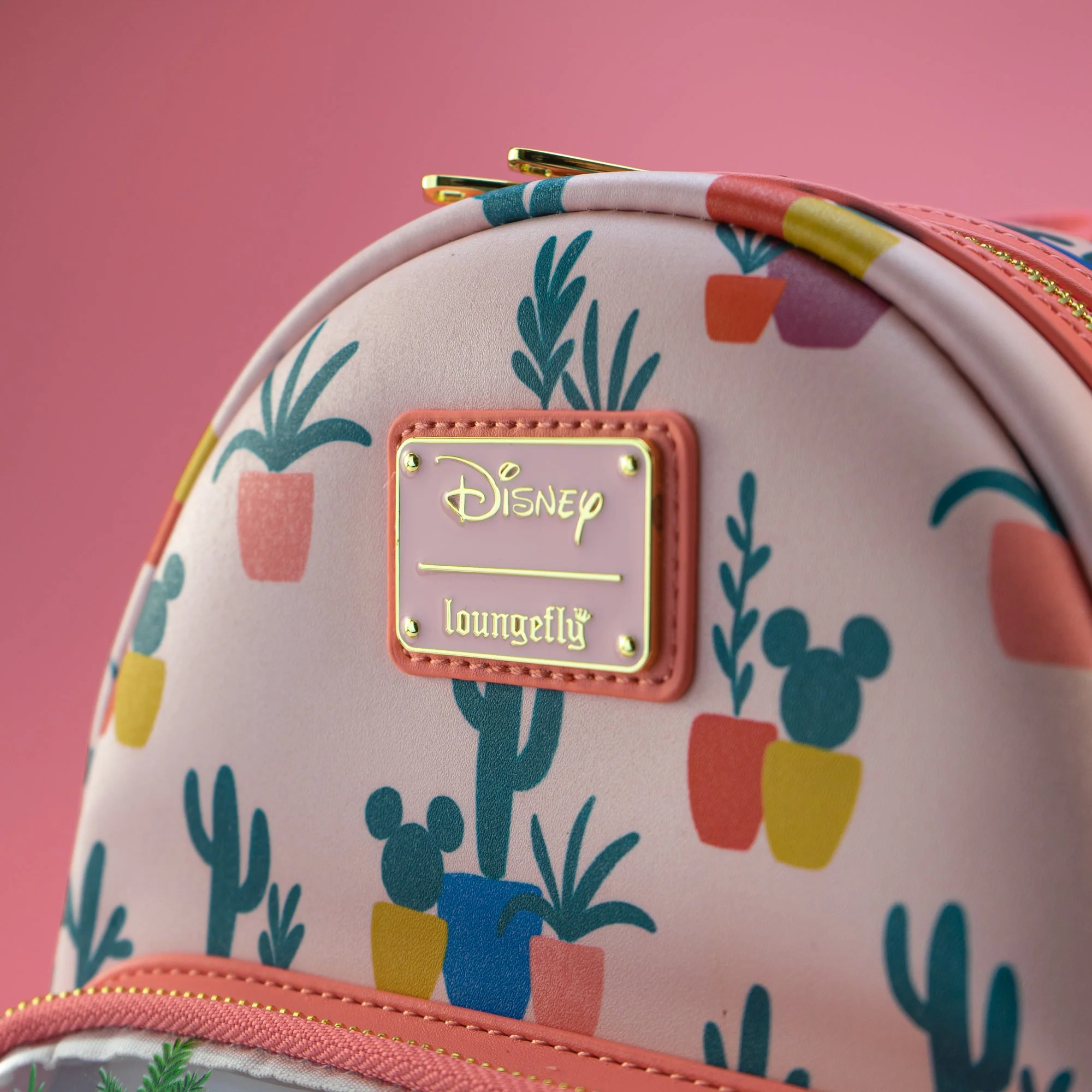 Loungefly x Disney Backpack South Western Mickey Cactus Mini Backpack - Image 2