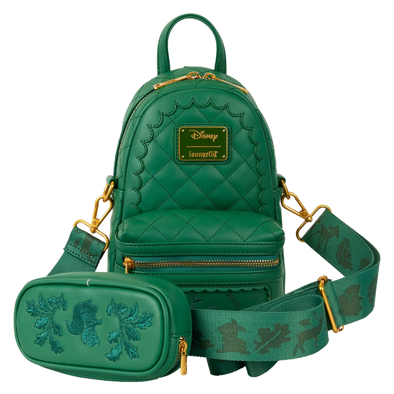 Loungefly x Disney Bambi Quilted Convertible Sling Bag - Image 5