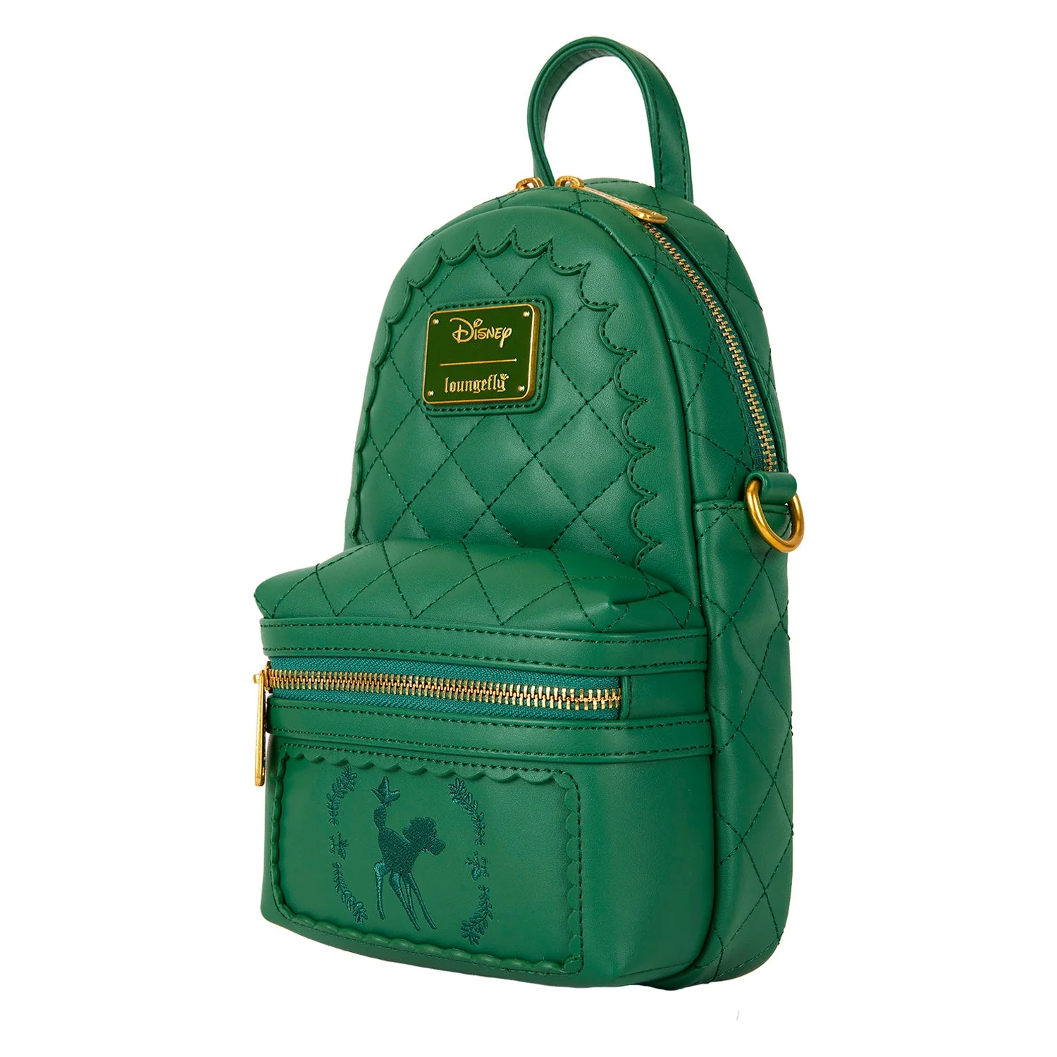 Loungefly x Disney Bambi Quilted Convertible Sling Bag - Image 7