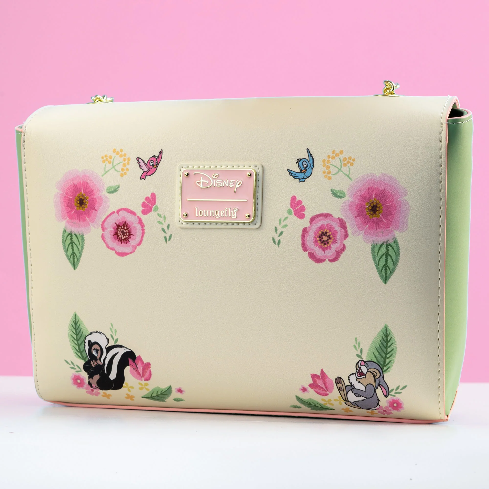 Loungefly x Disney Bambi Spring Time Gingham Crossbody Bag - Image 2