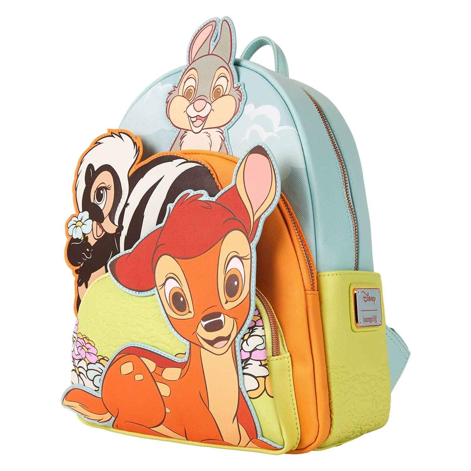 Loungefly x Disney Bambi Triple Pocket Mini Backpack - Image 2