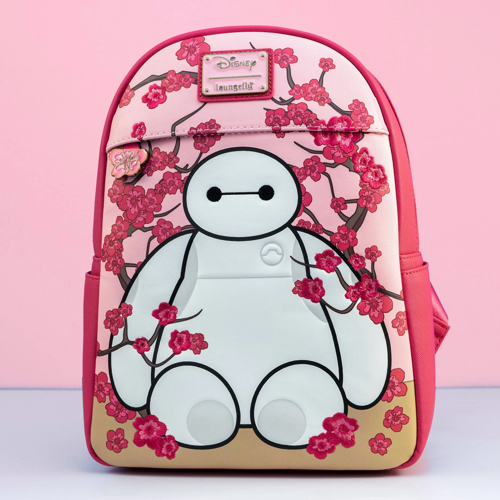 Loungefly x Disney Baymax Sakura Flowers Mini Backpack