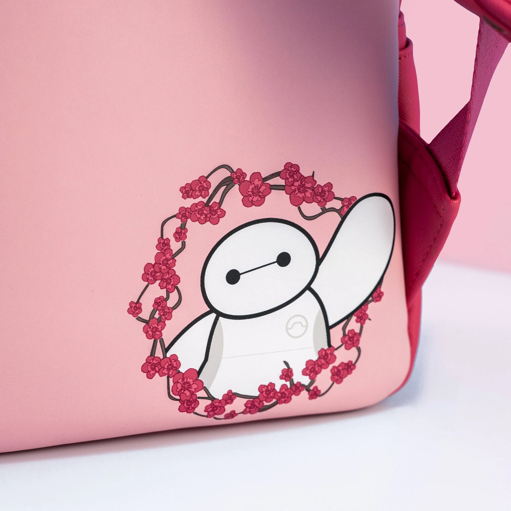 Loungefly x Disney Baymax Sakura Flowers Mini Backpack - Image 4