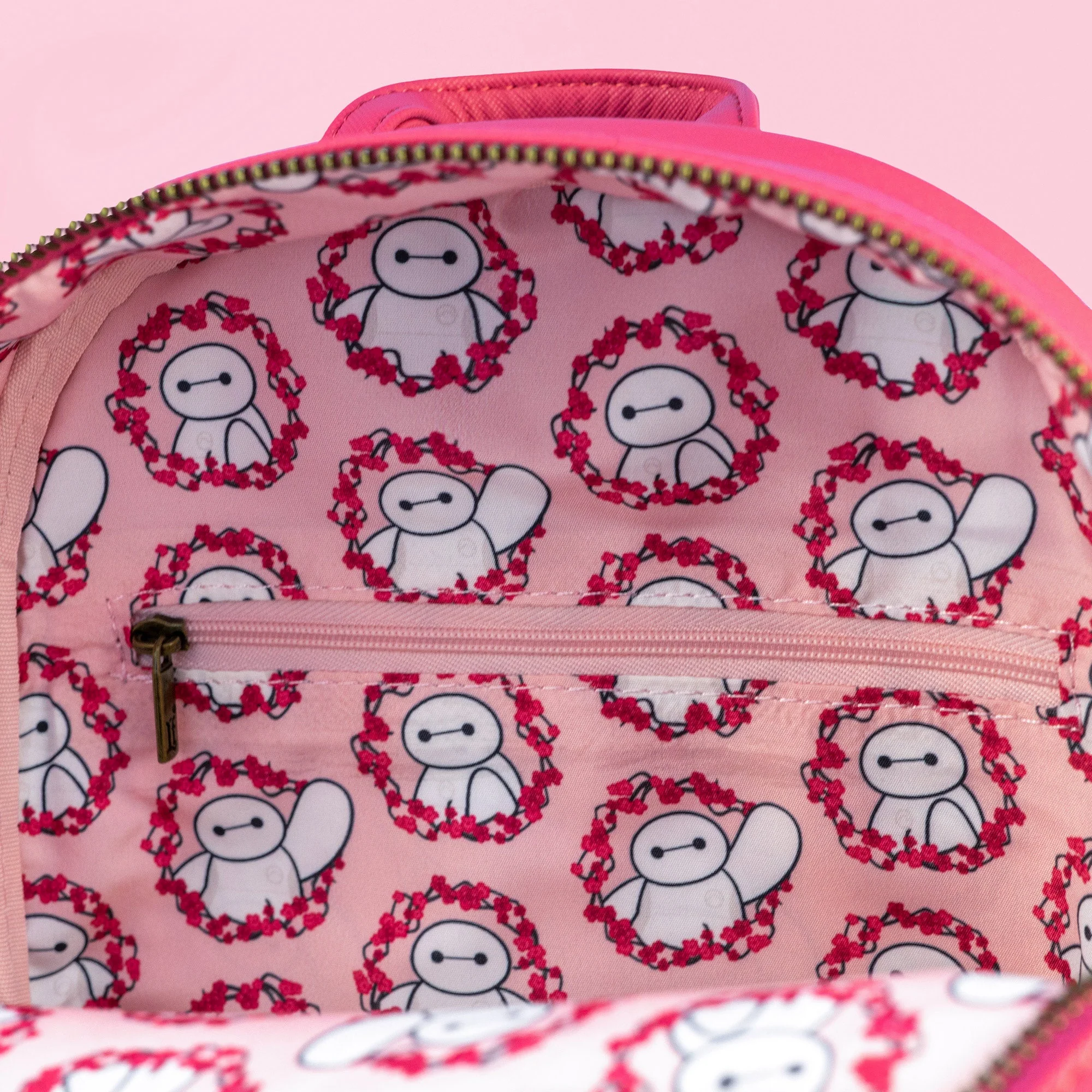 Loungefly x Disney Baymax Sakura Flowers Mini Backpack - Image 5