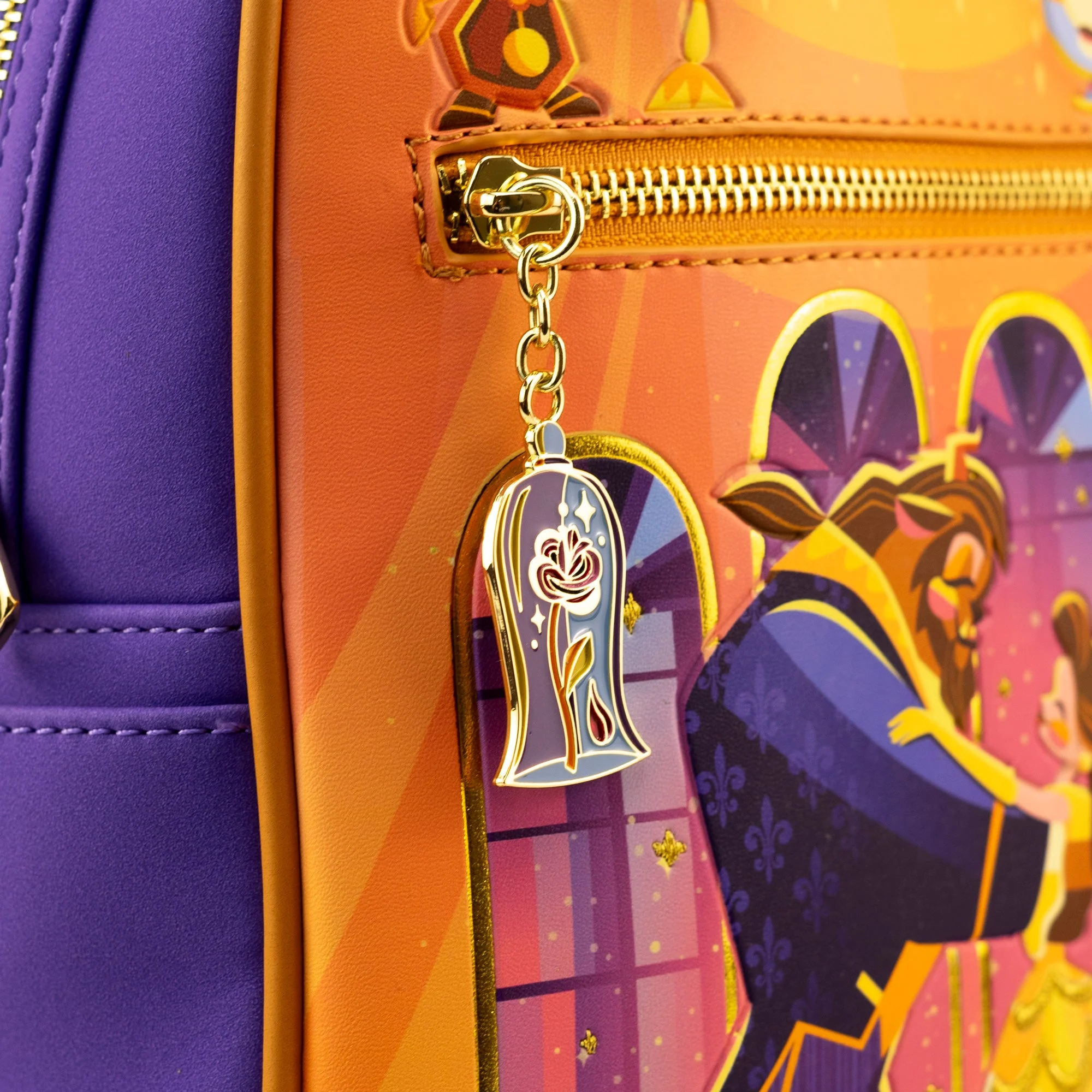 Loungefly x Disney Beauty and the Beast Ballroom Scene Mini Backpack - Image 3