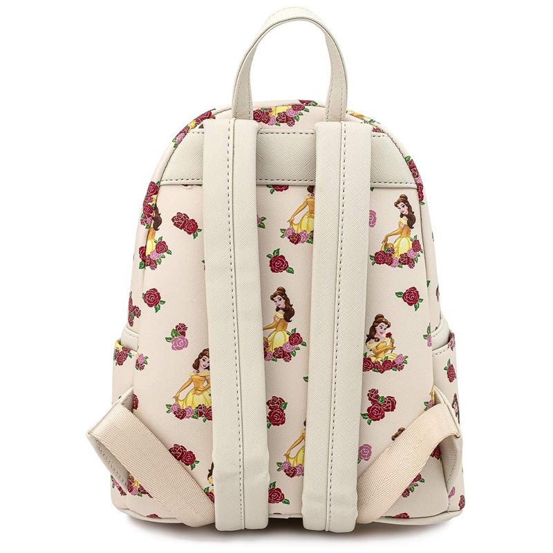 Loungefly x Disney Beauty and the Beast Belle Roses All Over Print Mini Backpack - Image 2