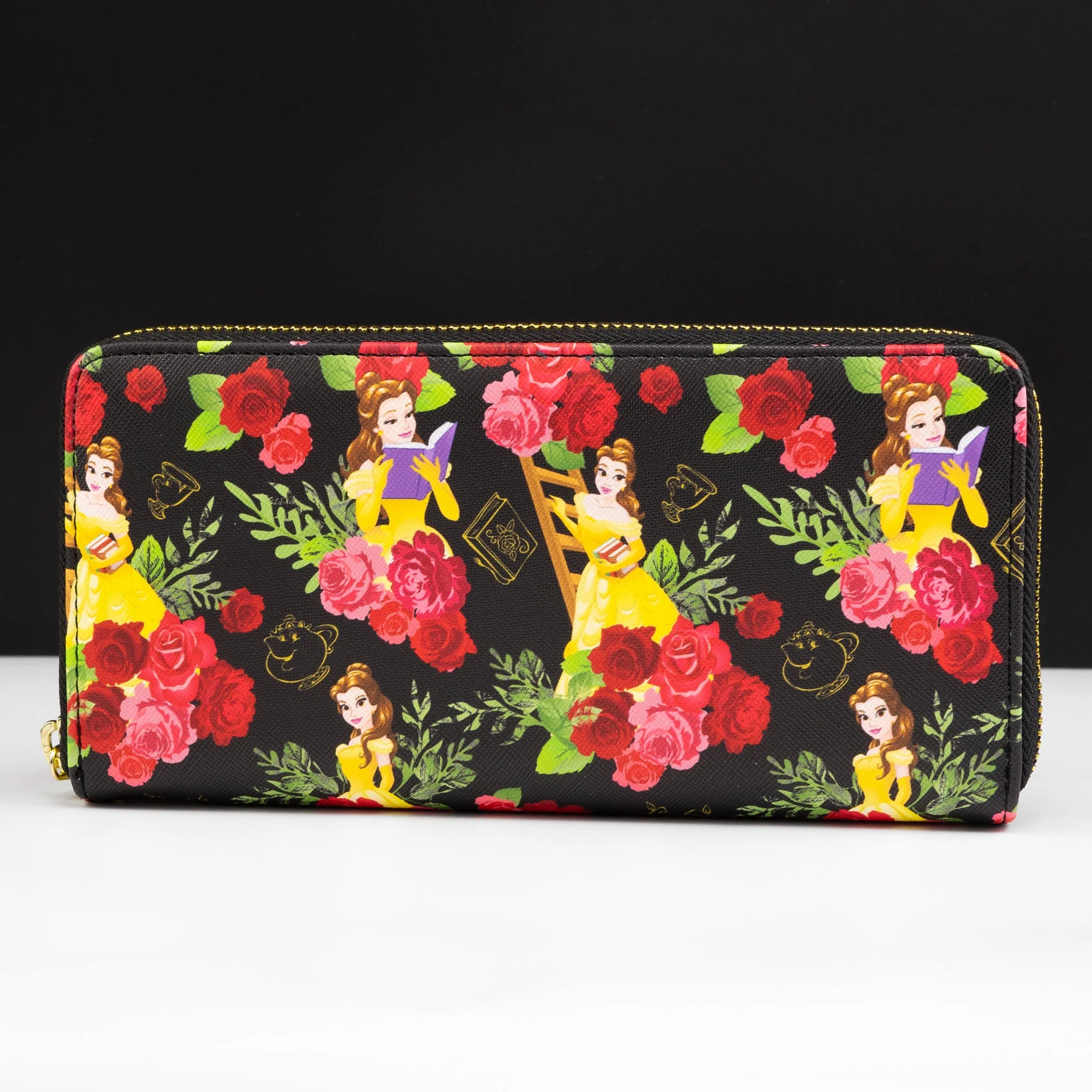 Loungefly x Disney Beauty and the Beast Belle Roses Purse - Image 2