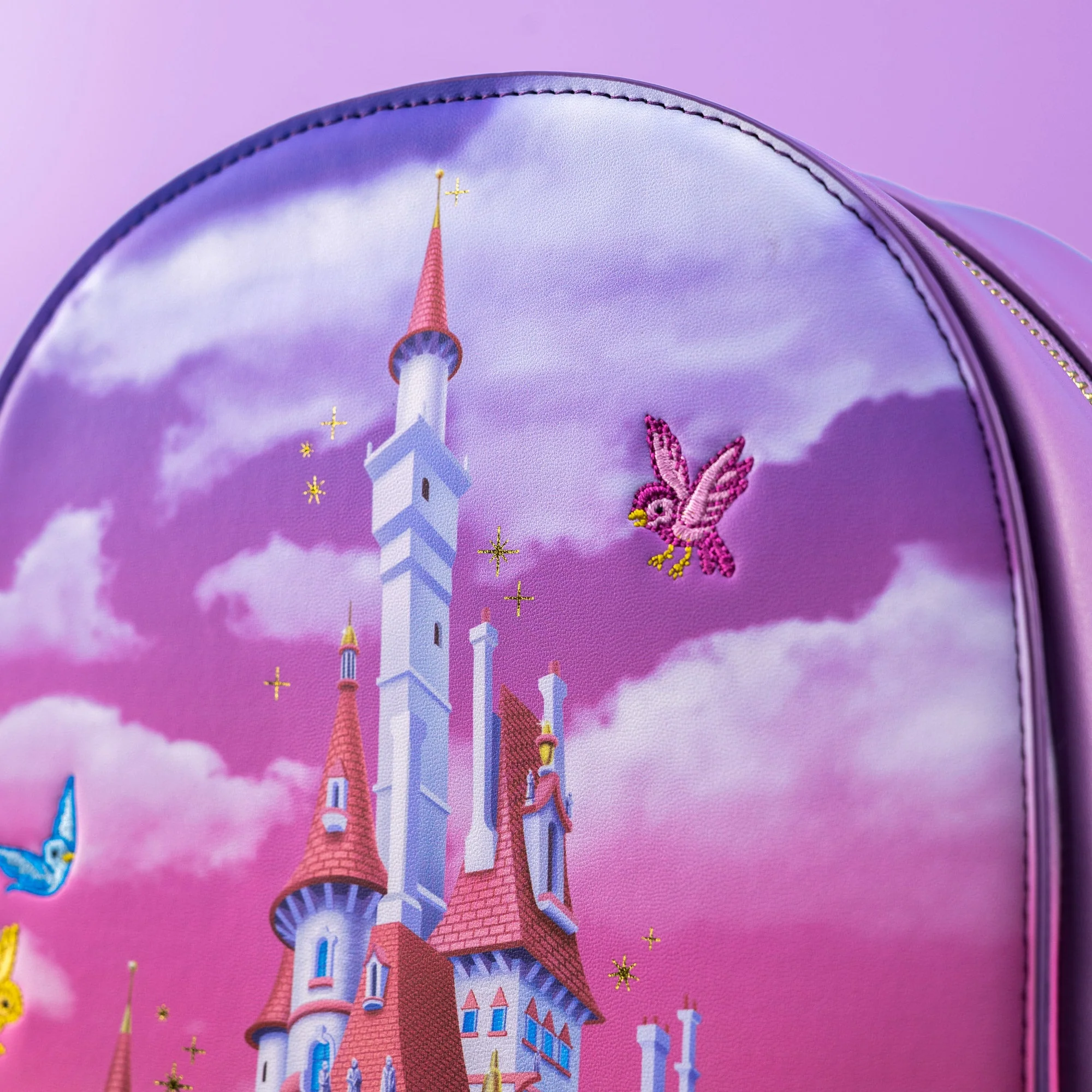 Loungefly x Disney The Beauty and The Beast Castle Window Mini Backpack - Image 2