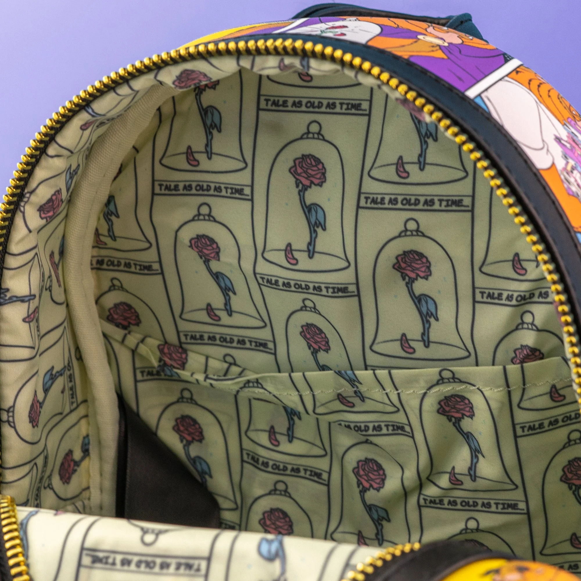 Loungefly x Disney Beauty and the Beast Comic Strip Mini Backpack - Image 5