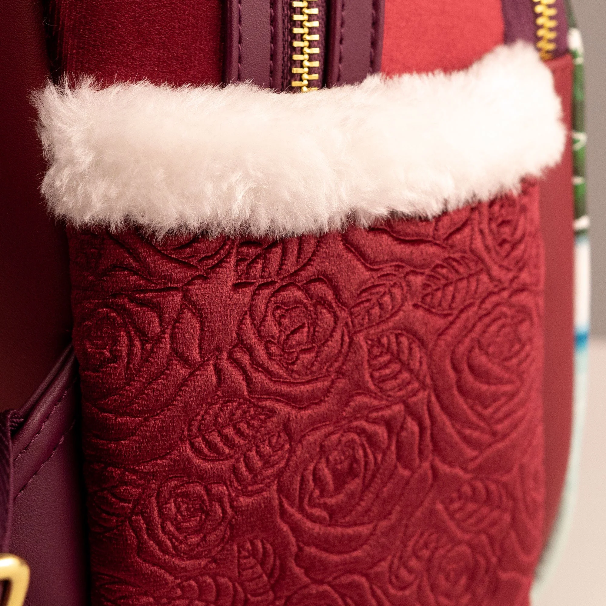 Loungefly x Disney Beauty and the Beast Enchanted Belle Winter Scene Mini Backpack - Image 4