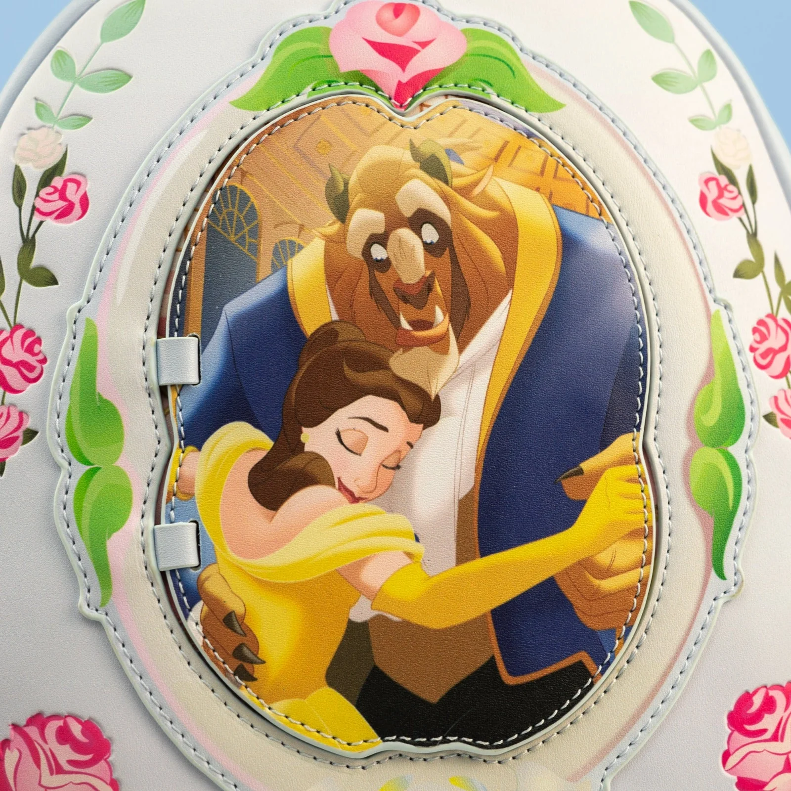 Loungefly x Disney Beauty and The Beast Floral Mirror Mini Backpack - Image 6