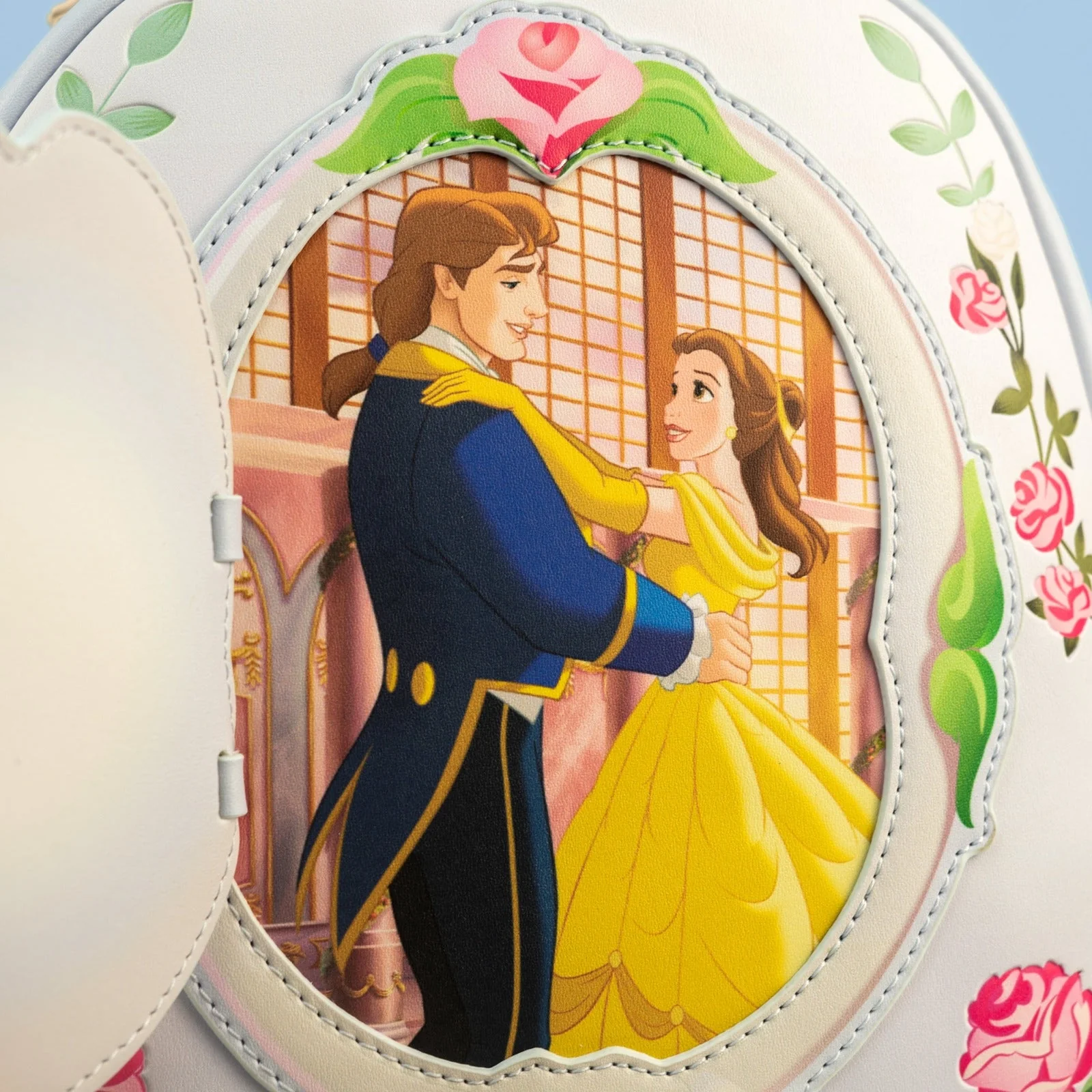 Loungefly x Disney Beauty and The Beast Floral Mirror Mini Backpack - Image 7