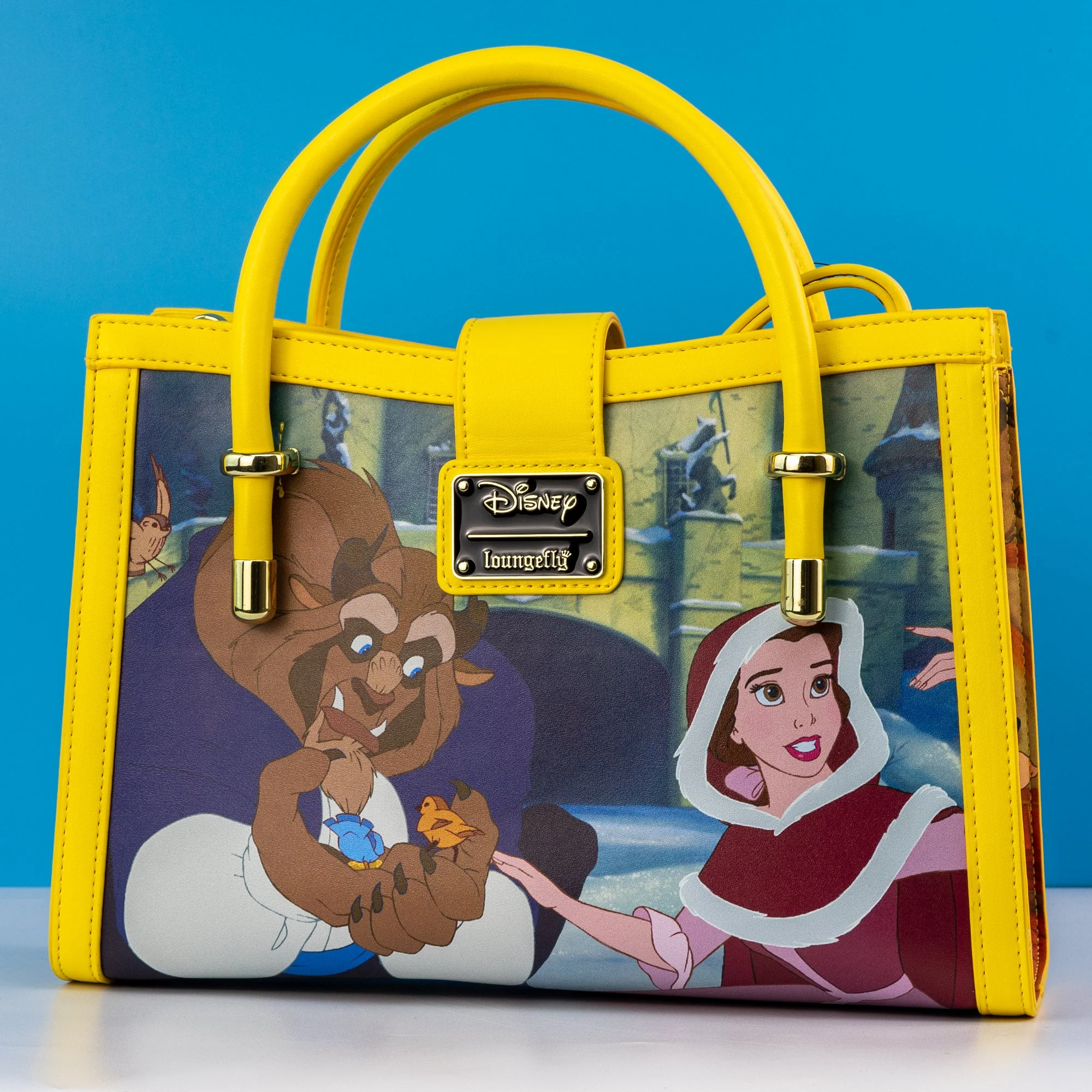 Loungefly x Disney Beauty and The Beast Scenes Crossbody Bag - Image 2