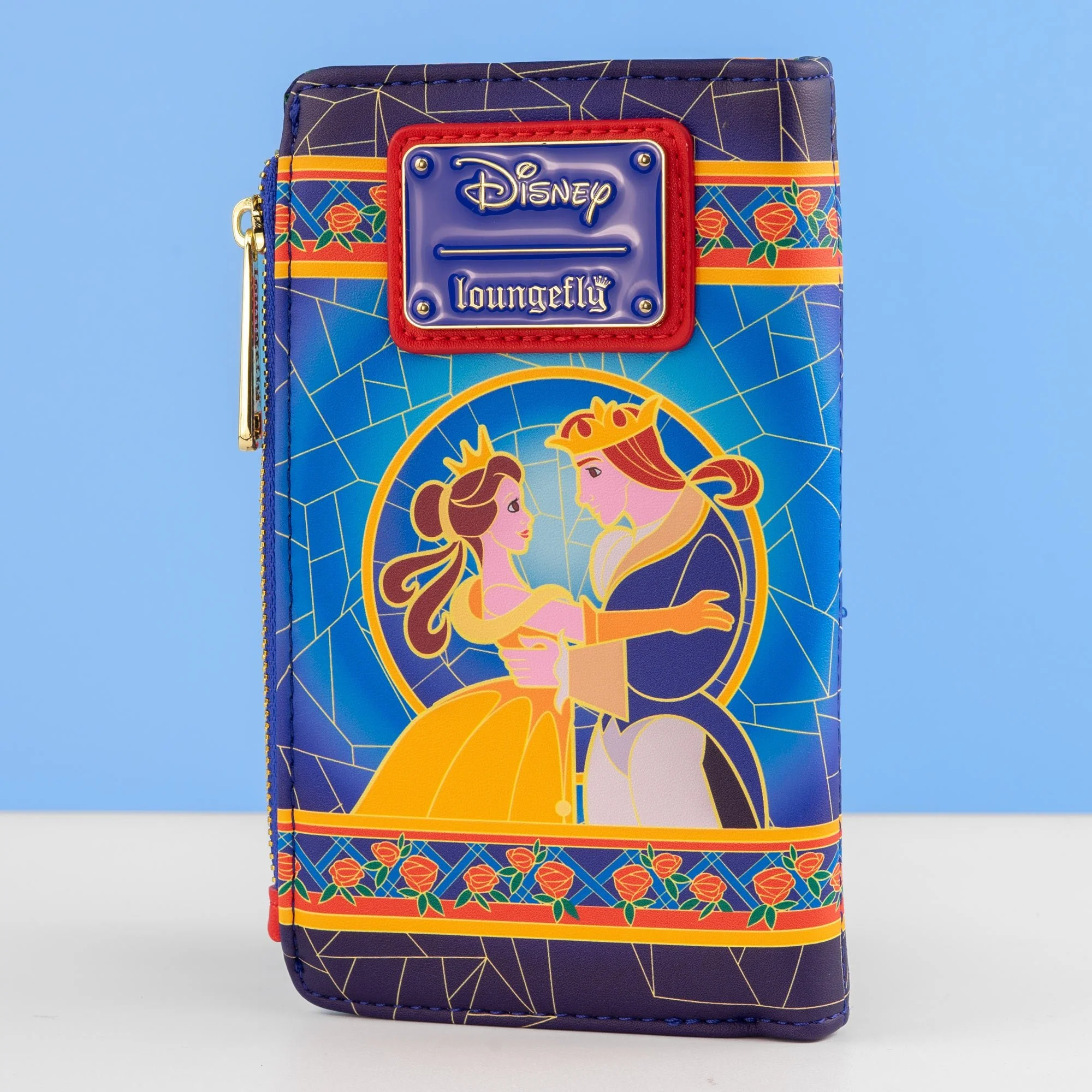 Loungefly x Disney Beauty and the Beast Stained Glass Roses Wallet - Image 2