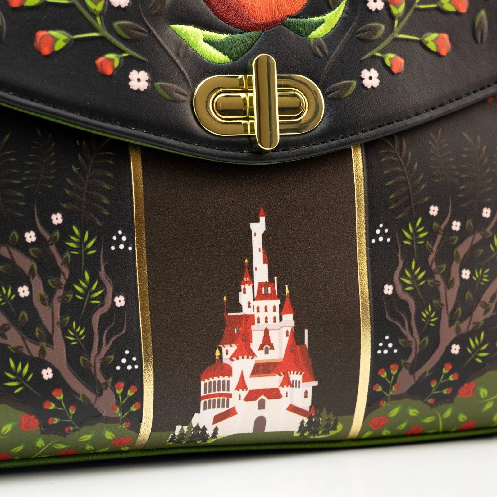 Loungefly x Disney Beauty and the Beast The Enchanted Rose Crossbody Bag - Image 2