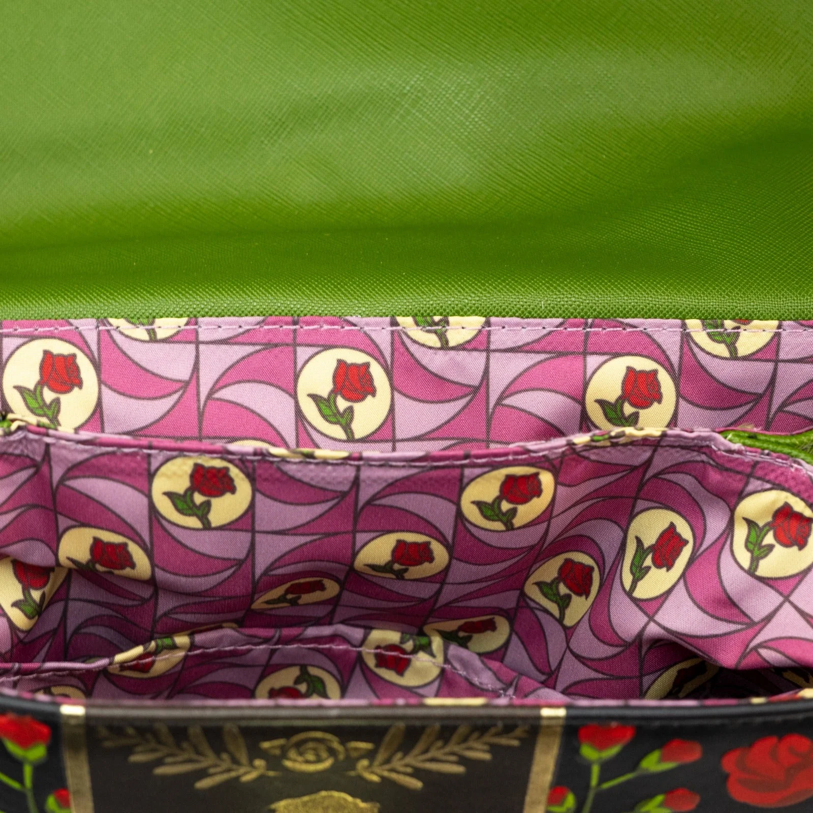 Loungefly x Disney Beauty and the Beast The Enchanted Rose Crossbody Bag - Image 7