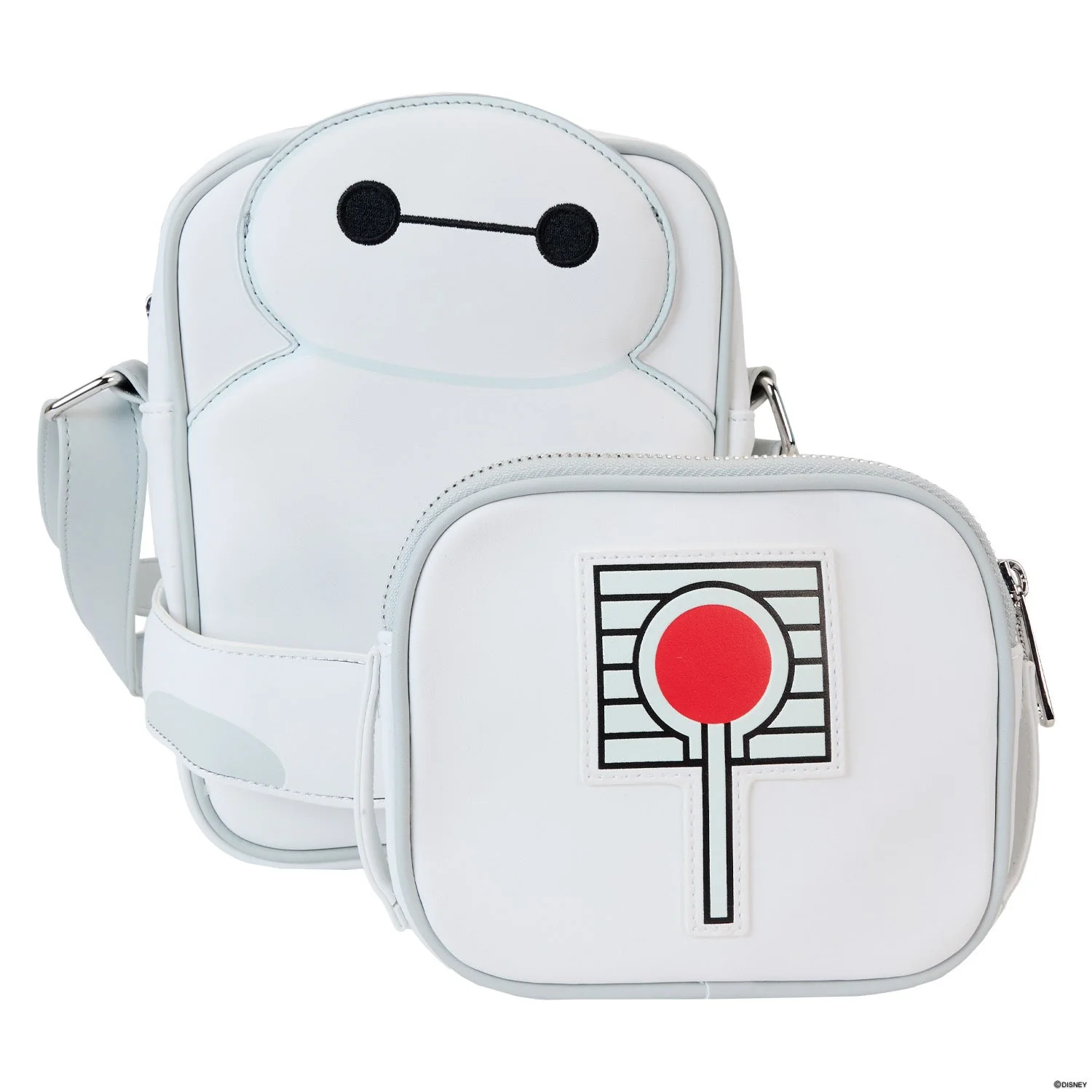 Loungefly x Disney Big Hero 6 10th Anniversary Baymax Crossbuddies Bag - Image 3