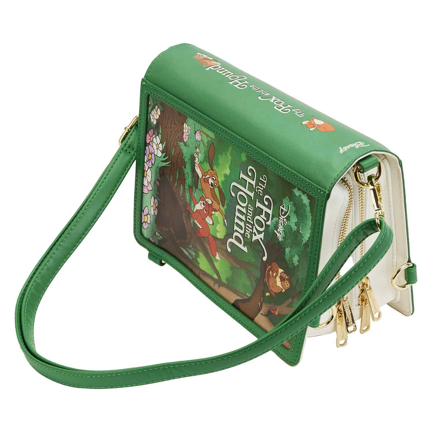 Loungefly x Disney Book Series The Fox and The Hound Convertible Crossbody Bag - Image 8