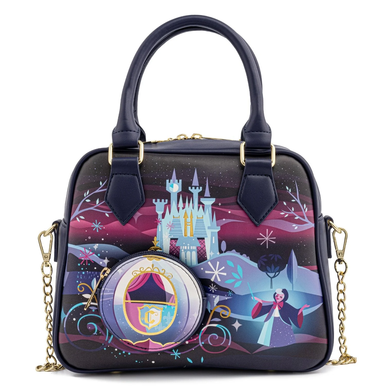 Loungefly x Disney Cinderella Castle Crossbody Handbag - Image 2