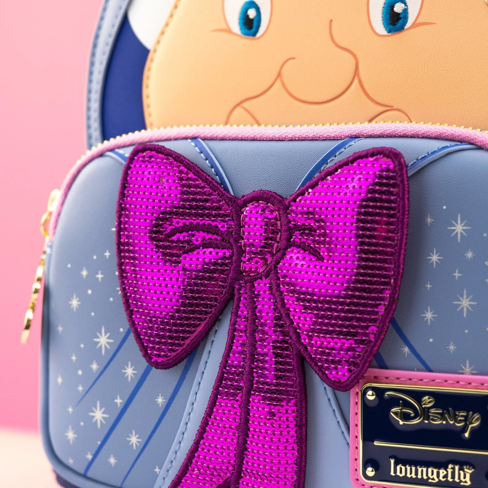 Loungefly x Disney Cinderella Fairy Godmother Cosplay Mini Backpack - Image 2