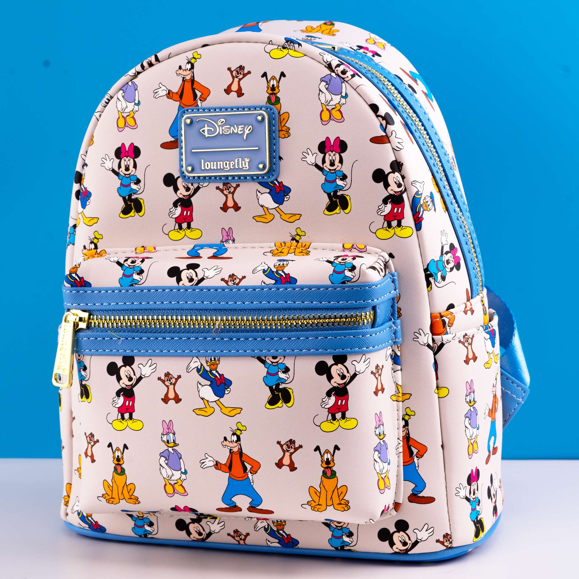 Loungefly x Disney Classic Characters Waving Print Mini Backpack