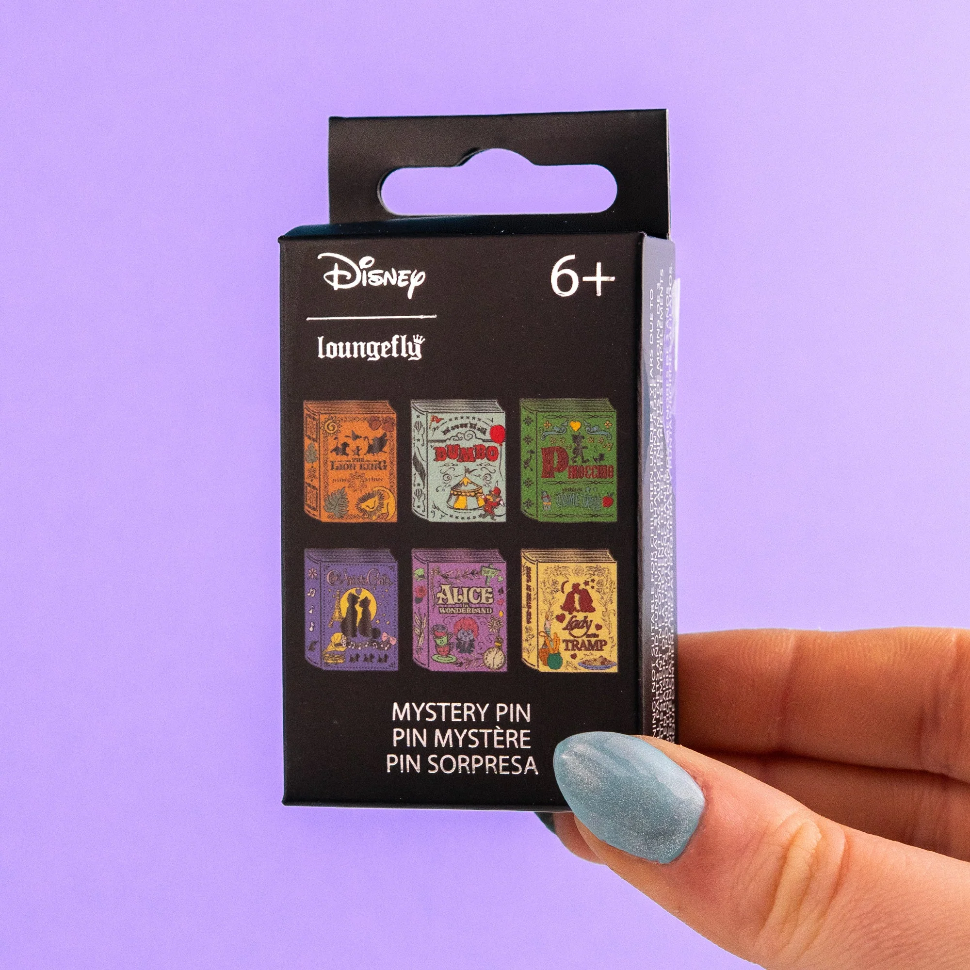 Loungefly x Disney Classic Fairy Tale Books Blind Box Mystery Pin - Image 2