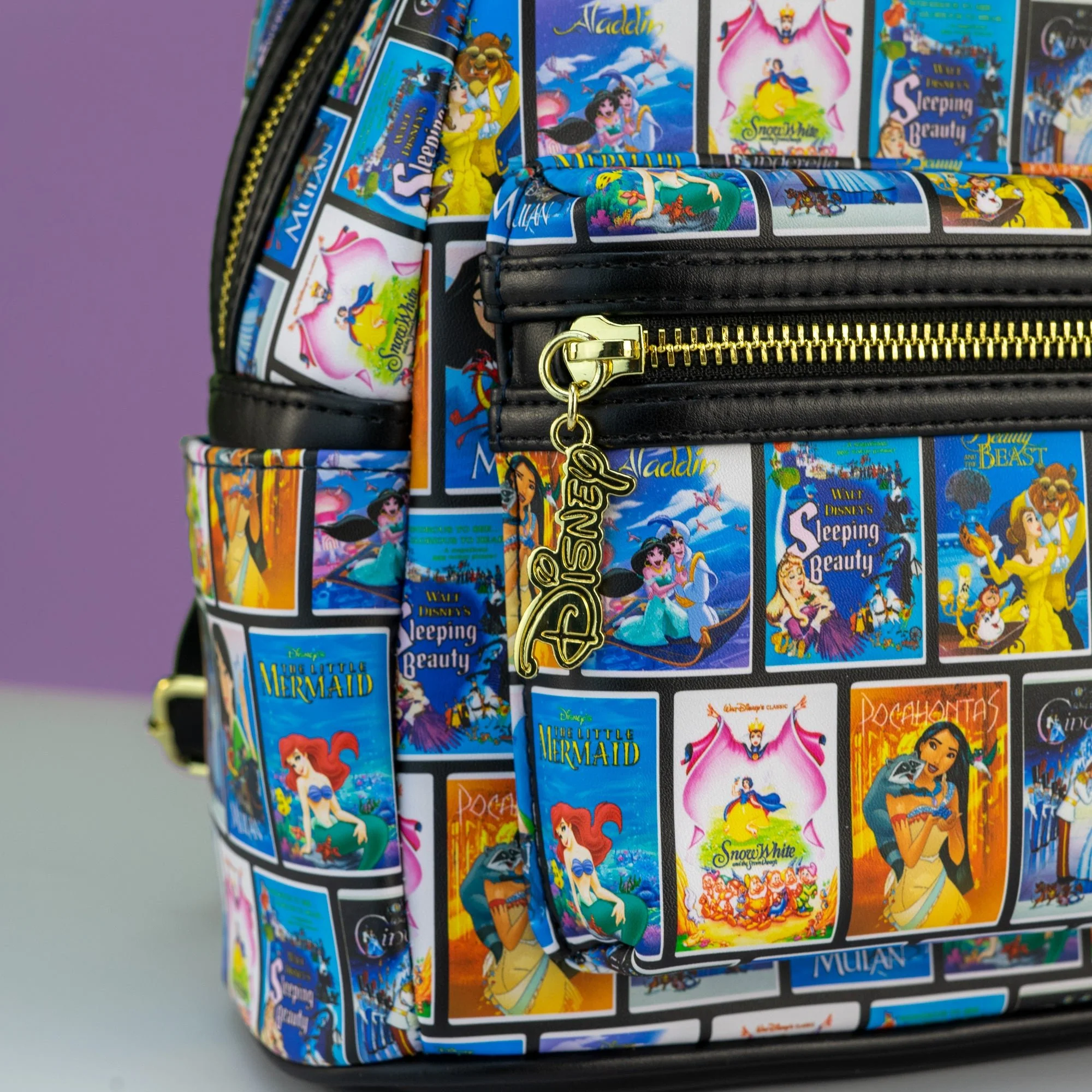 Loungefly x Disney Classic VHS Tape Film Covers Mini Backpack - Image 3