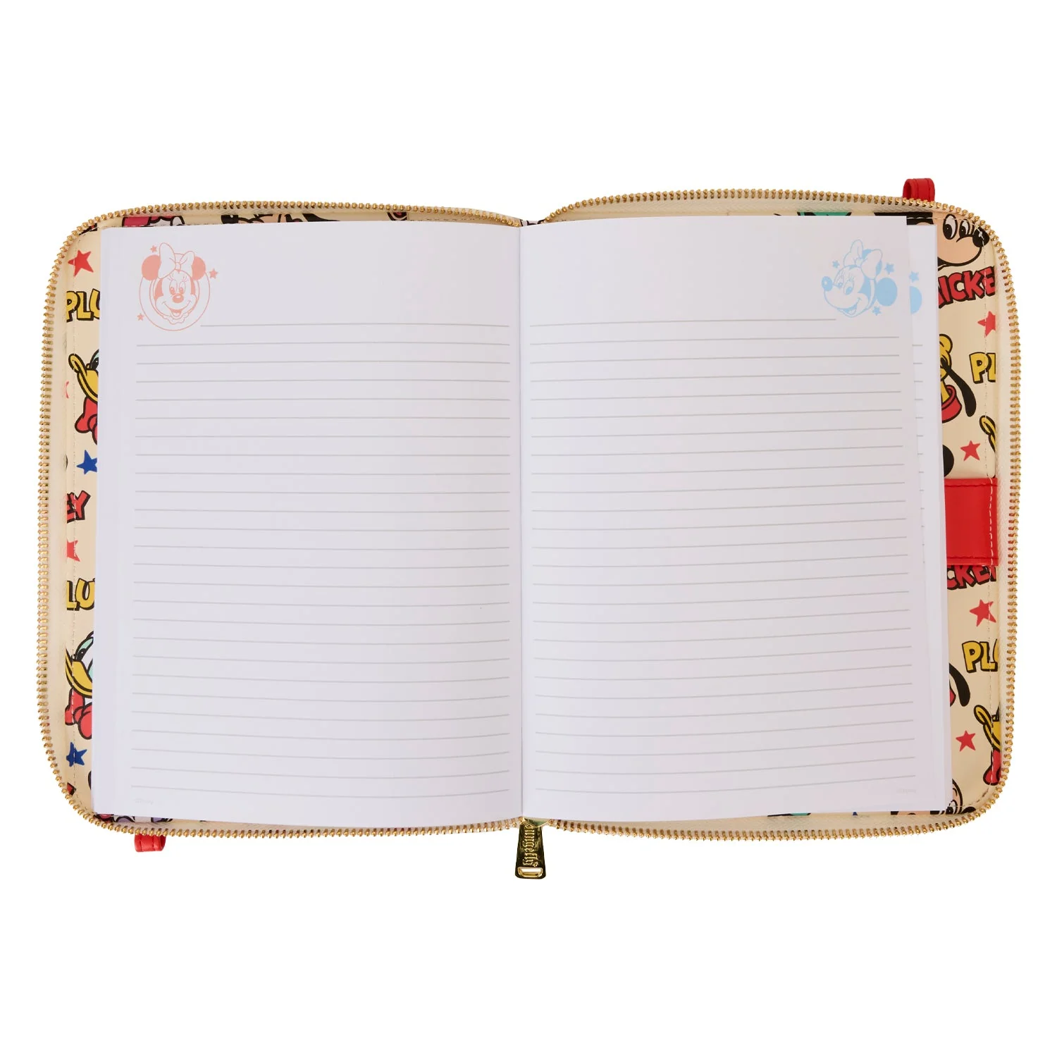 Loungefly x Disney Classic Zip Around Crossbody Journal - Image 5