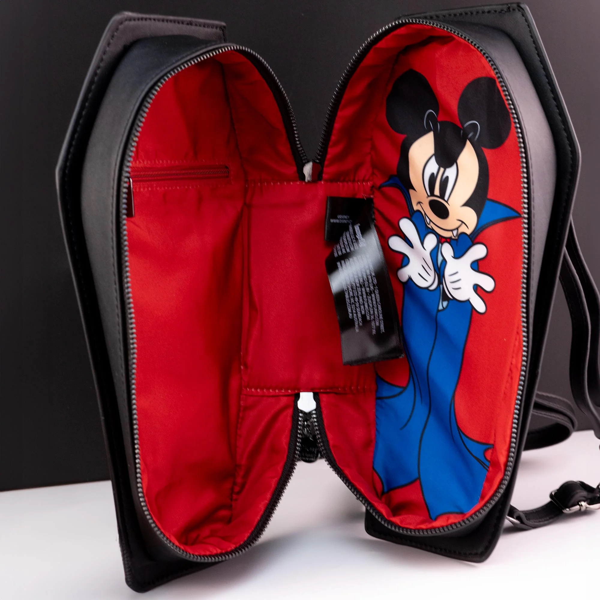 Loungefly x Disney Count Mickey Coffin Convertible Crossbody Bag - Image 6