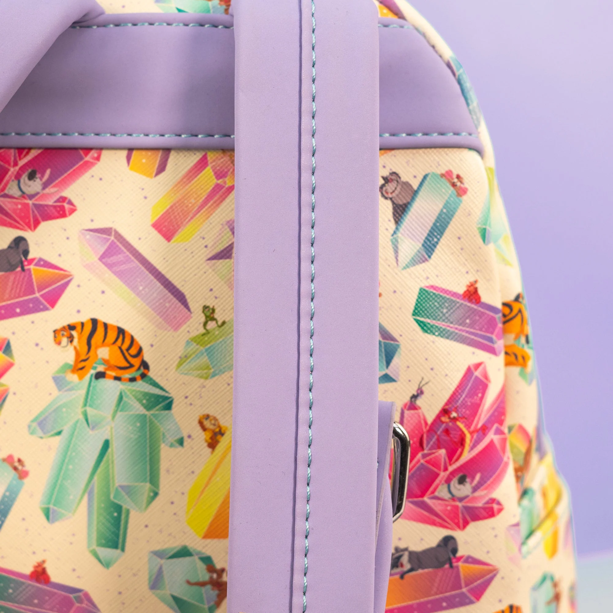 Loungefly x Disney Crystal Sidekicks All Over Print Mini Backpack - Image 4