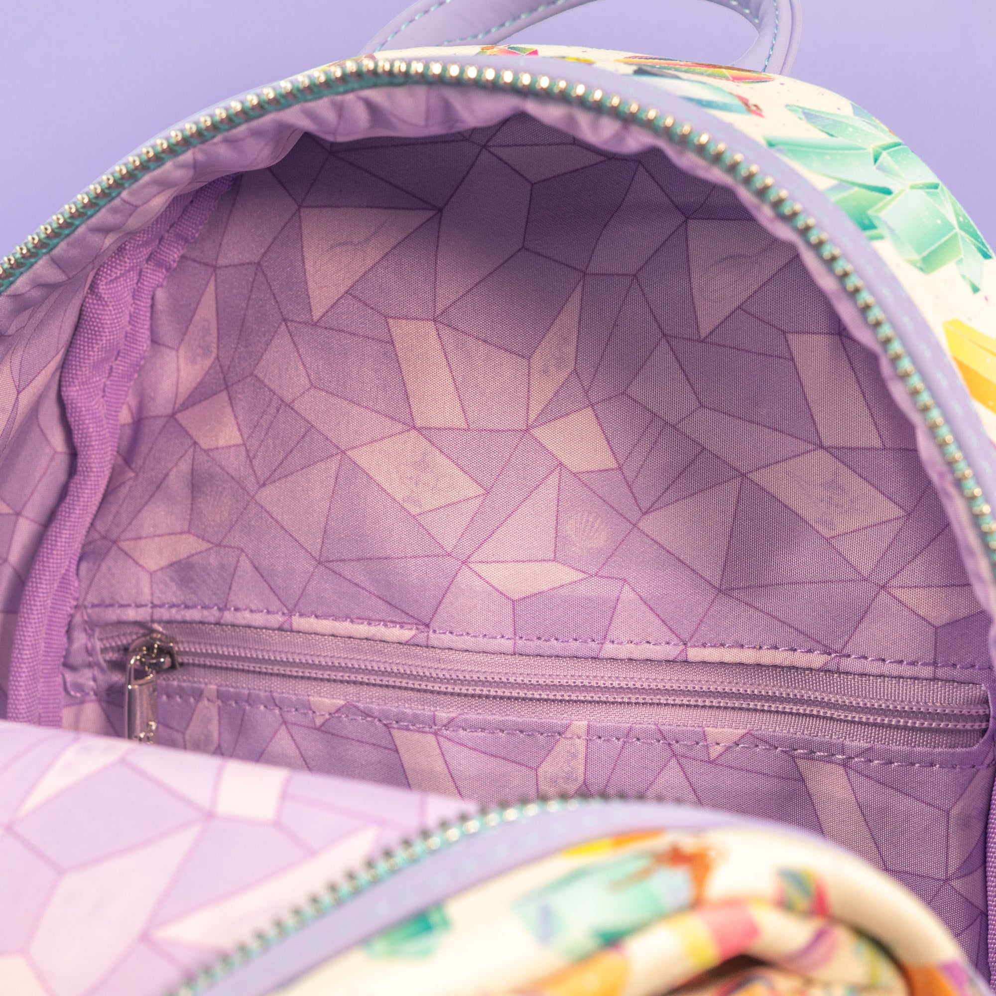 Loungefly x Disney Crystal Sidekicks All Over Print Mini Backpack - Image 5