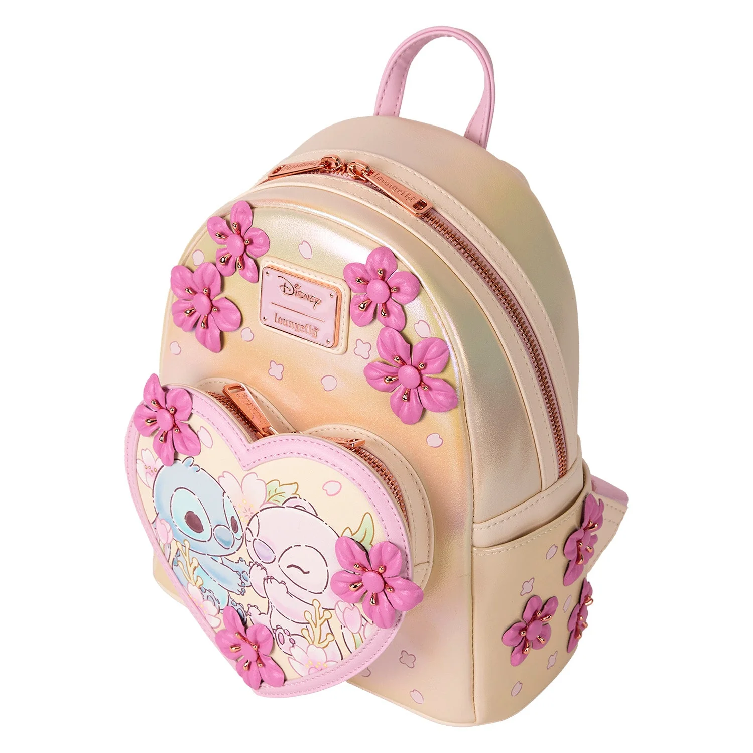 Loungefly x Disney Stitch Cherry Blossom Mini Backpack - Image 5