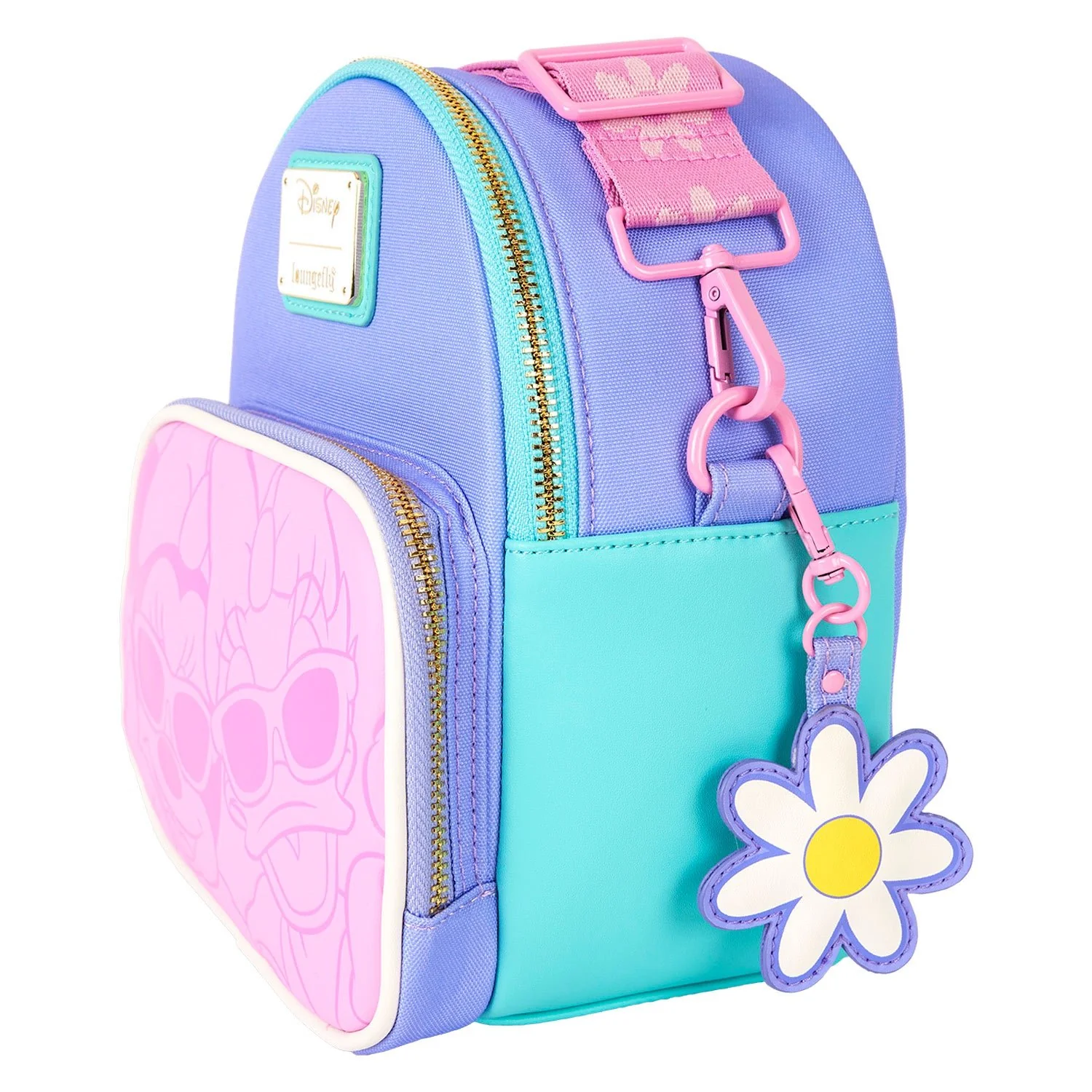 Loungefly x Disney Daisy Duck & Minnie Mouse Mini Convertible Backpack - Image 8
