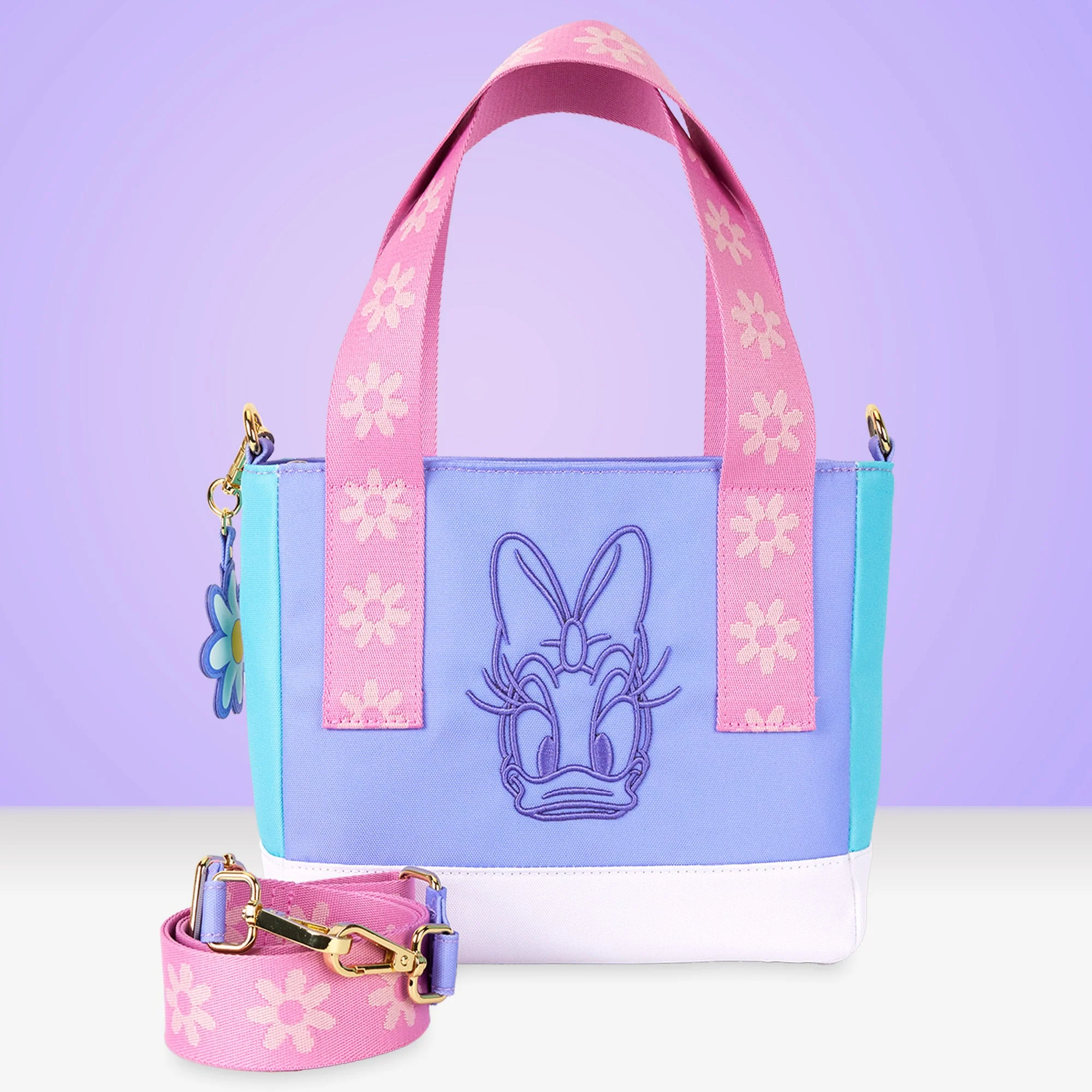 Loungefly x Disney Daisy Duck Nylon Mini Tote Bag